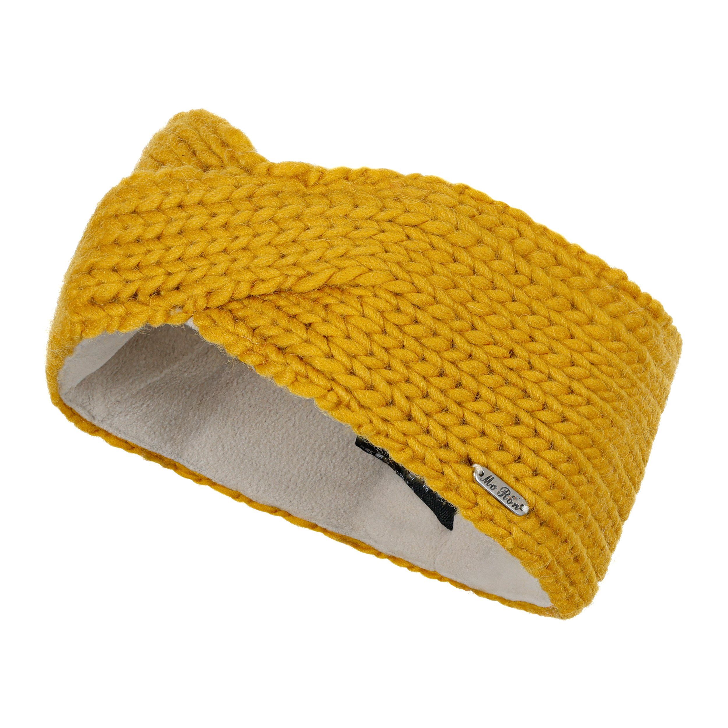McRon Stirnband Modell Sarala im Twist, mit Fleece gefüttert