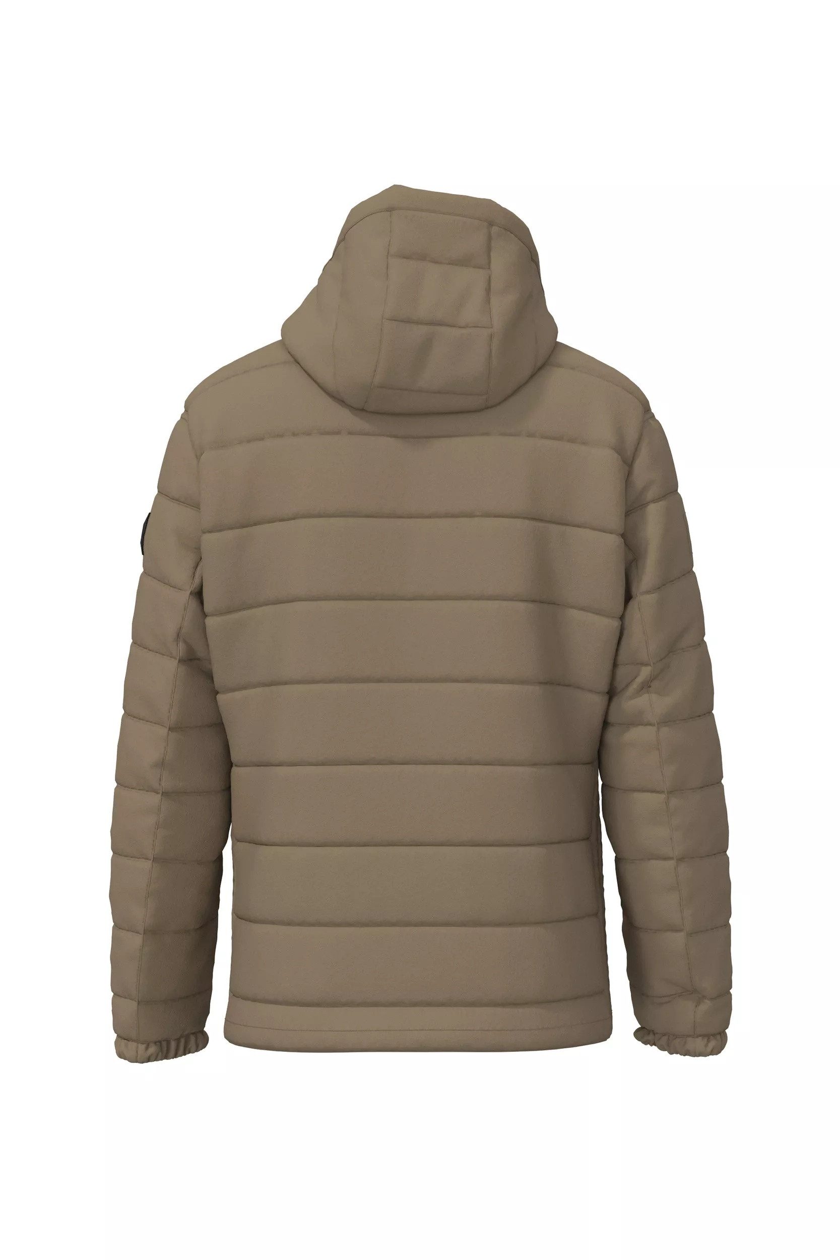Strellson Winterjacke Steppjacke Modica Fused mit fester Kapuze (sehr warm) olivegrün Herren