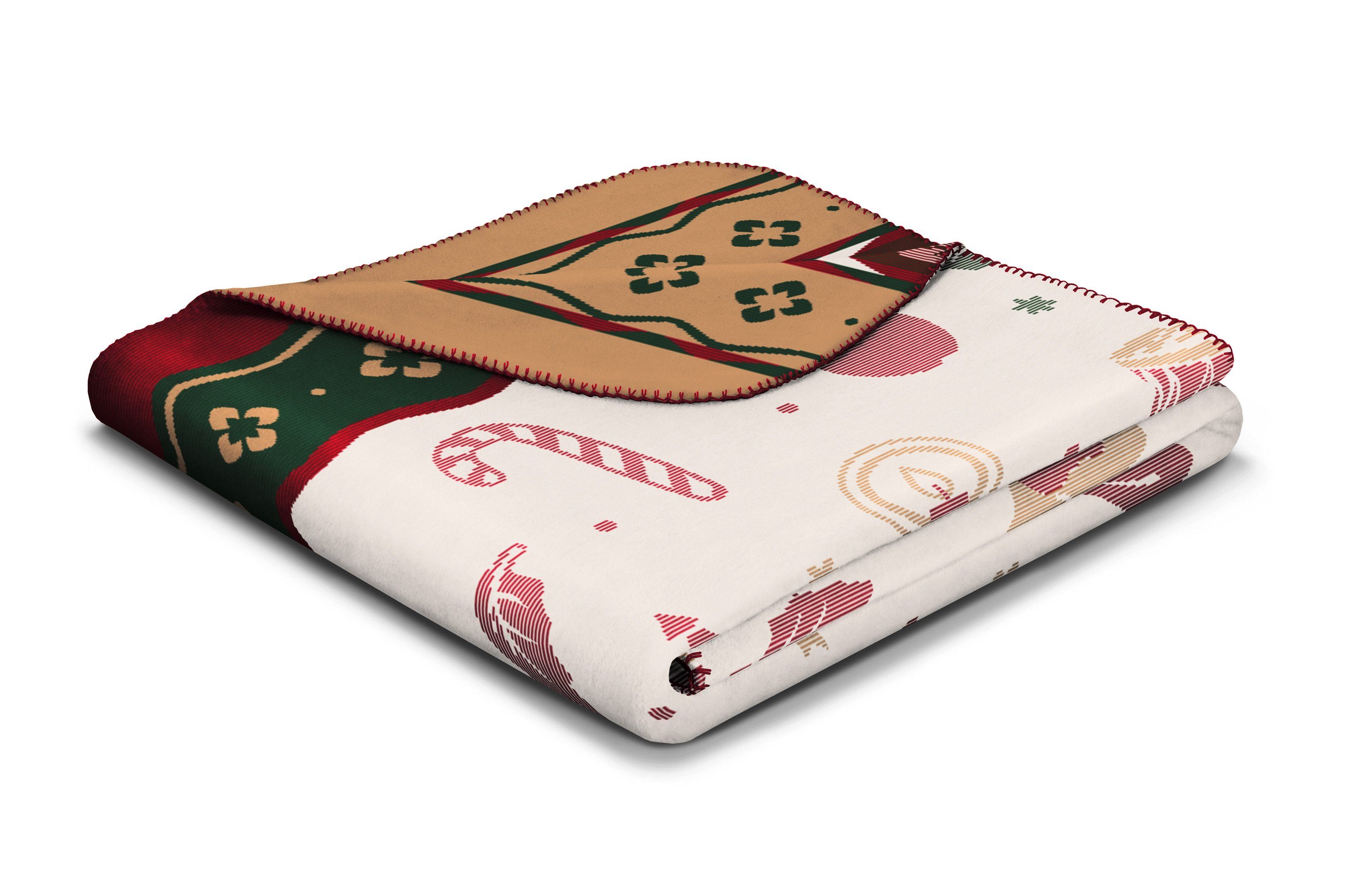 Wohndecke Toy's Delight mit weihnachtlichen Motiven, günstig online kaufen