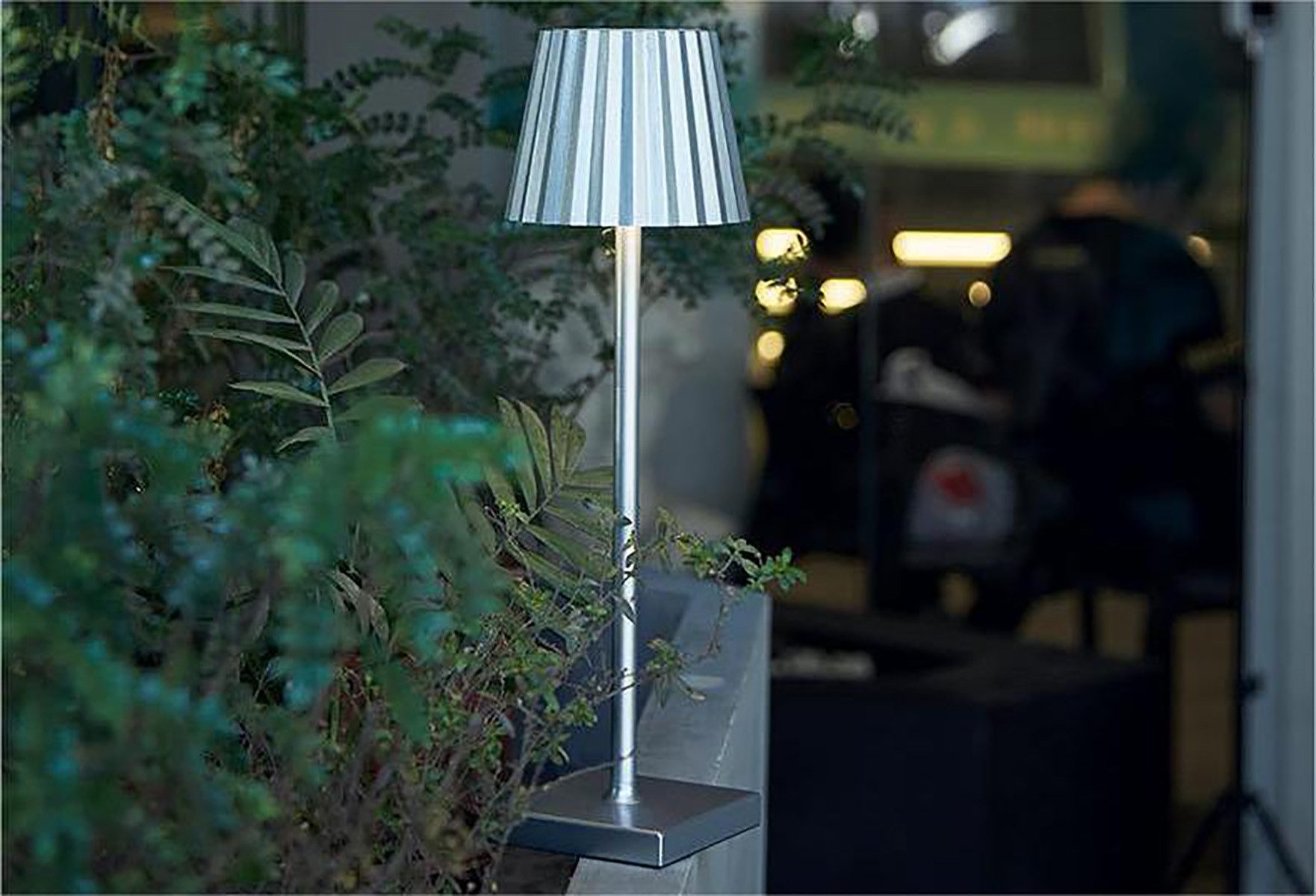 JTC-24 LED Tischleuchte ""BLACK FRIDAY"" LED Akku Tischlampe TL001C, grau, günstig online kaufen