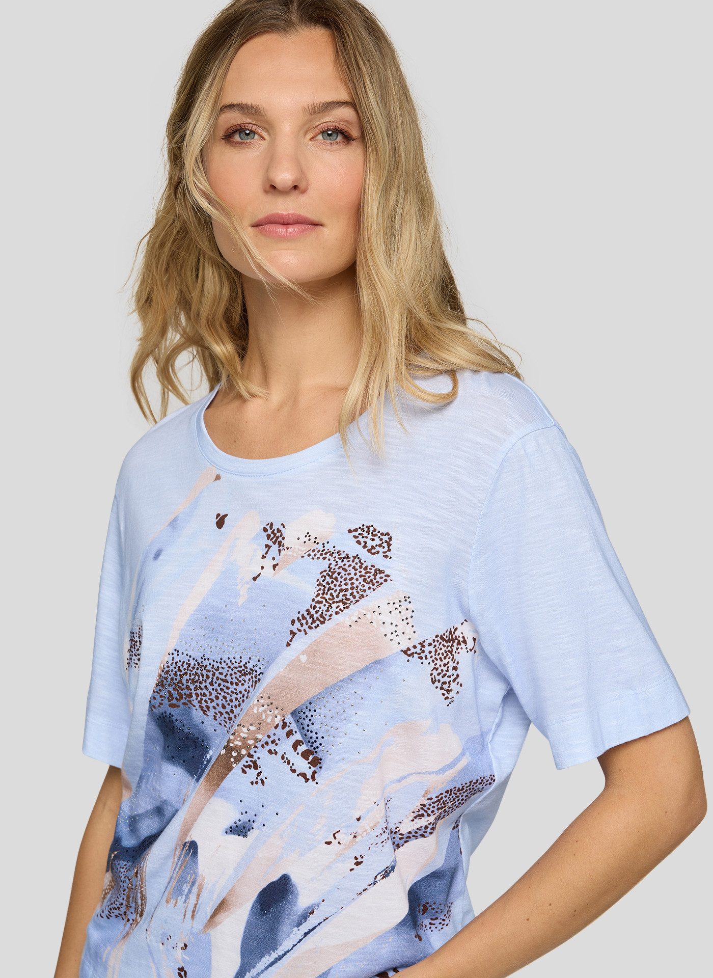 Rabe T-Shirt mit Front-Print günstig online kaufen
