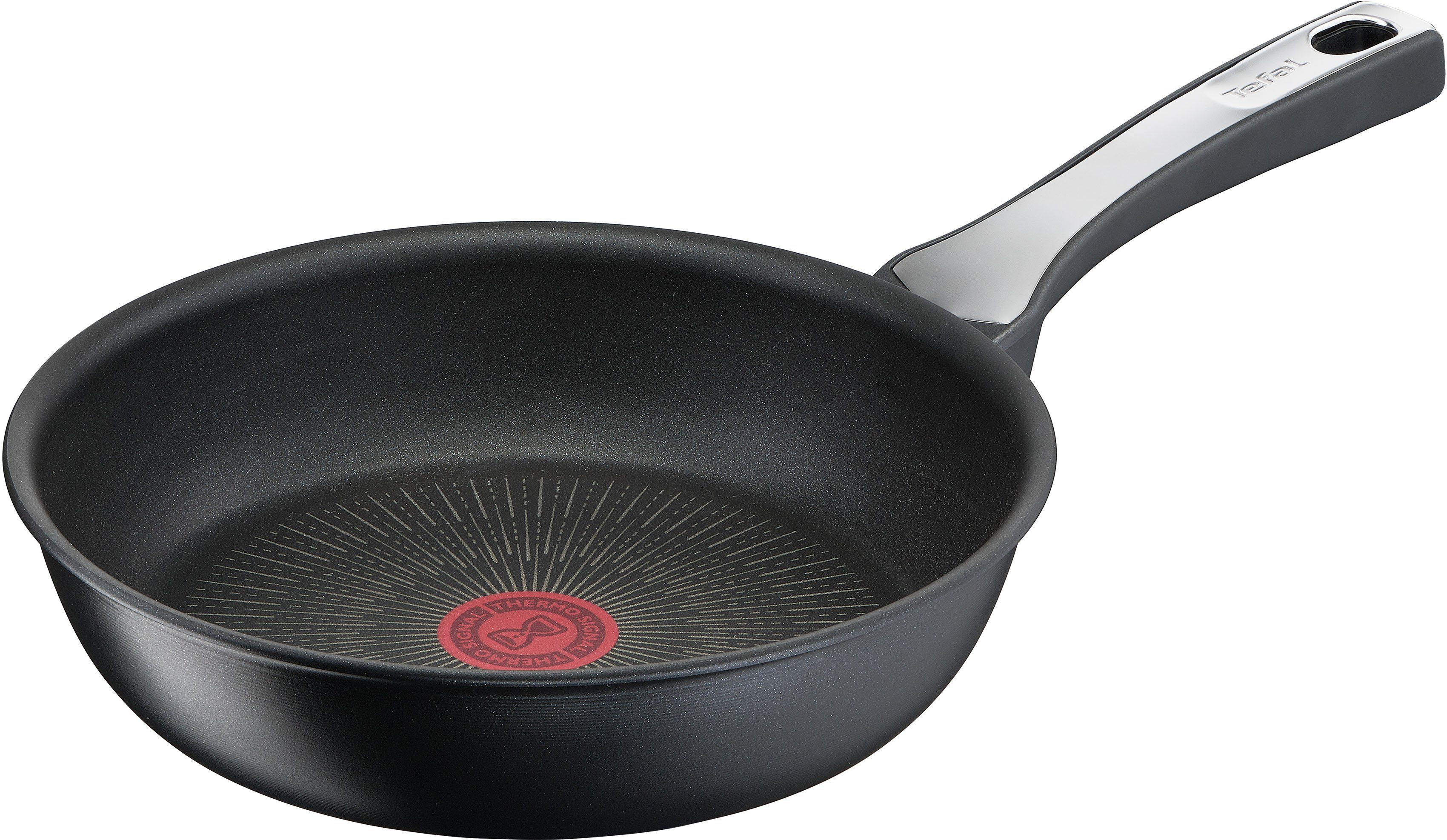 Tefal Bratpfanne G25902 Unlimited on - Pfanne - schwarz, Geeignet für alle  Herdarten, auch Induktion, und das Produkt ist recycelbar