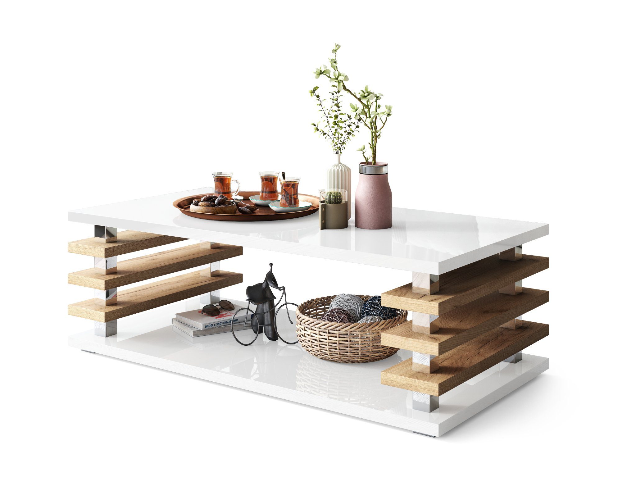 designimpex Couchtisch DC-3 Design Wohnzimmertisch Tisch günstig online kaufen
