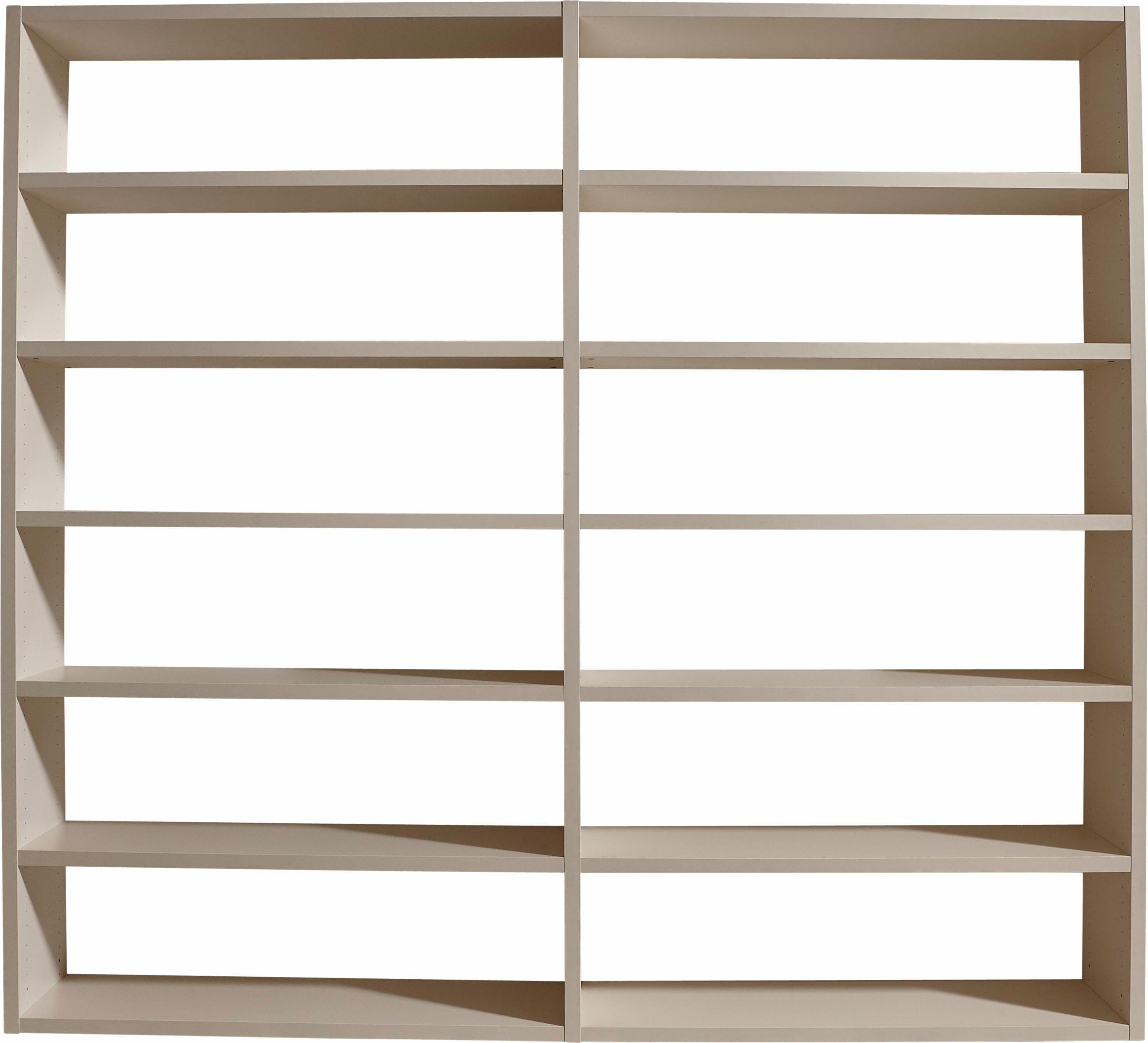 Creme Weiß 240,6 12 Toro, cm Fächer, Raumteilerregal möbel Breite fif