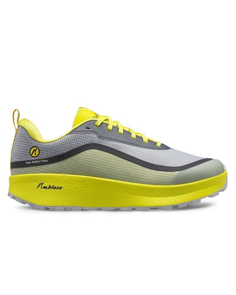 Joe Nimble Addict Flow Trail grau/gelb Herren Laufschuh