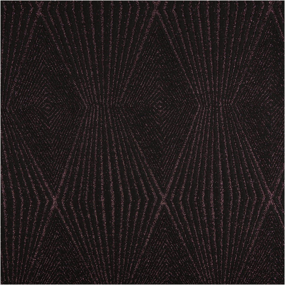 SCHÖNER LEBEN. Stoff Jersey Stoff Meterware Metallic geometrisch schwarz rosegold 160cm, überbreit,mit Metallic-Effekt,pflegeleicht