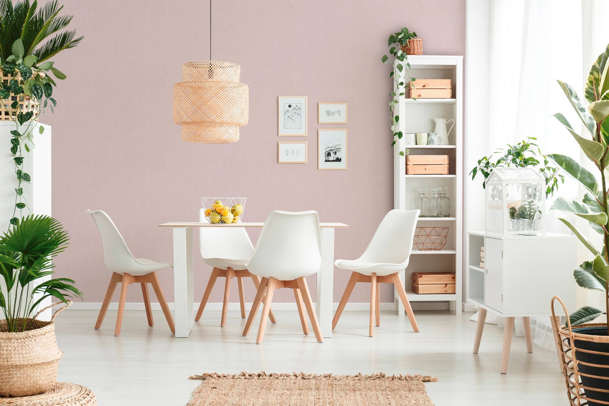 A.S. Création Vliestapete New Elegance, glatt, einfarbig, uni, unifarben mit Farbeinsatz, Tapete Uni einfarbig Tapeten Wohnzimmer Schlafzimmer Küche modern Büro