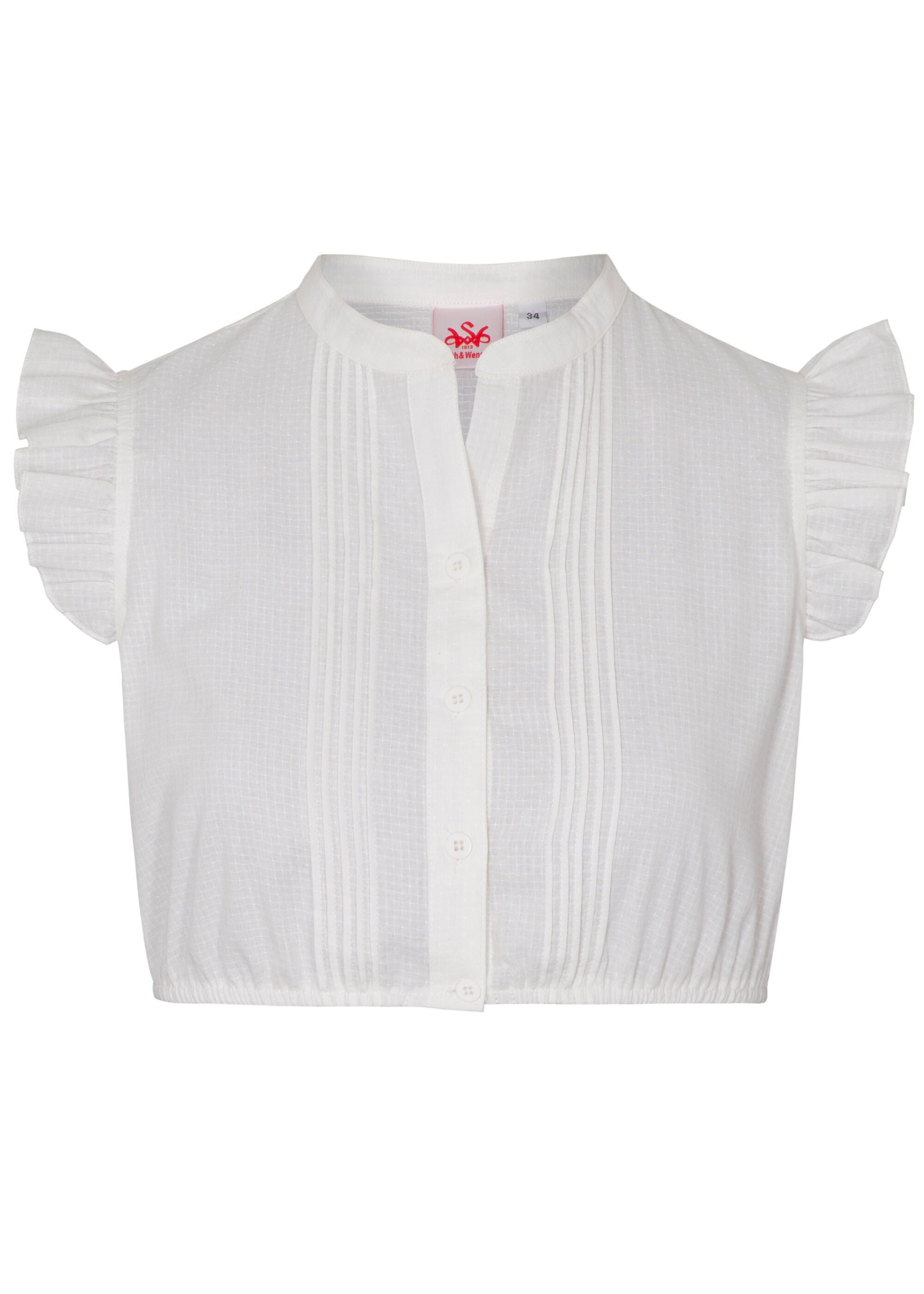 Spieth & Wensky Dirndlbluse Gablingen (1-tlg) mit feinem Strukturmuster günstig online kaufen