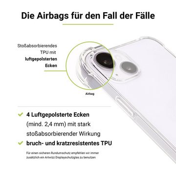 Artwizz Backcover Protection Clear Case, Hülle mit luftgepolsterten Ecken, Transparent, iPhone 14 Plus