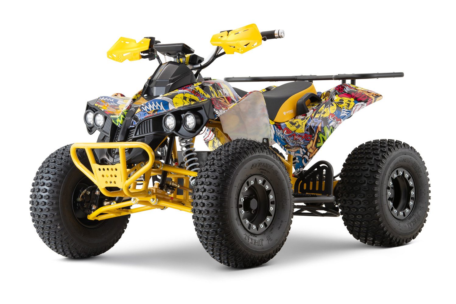 Smarty Elektro-Kinderquad 1500W 60V Eco midi Kinder Quad Warrior Graffiti Sport 8"