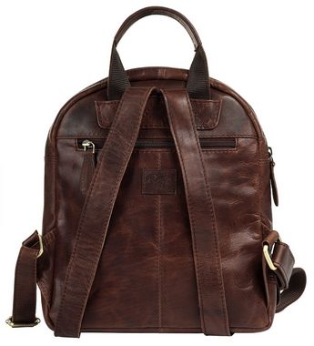 Cluty Cityrucksack, echt Leder