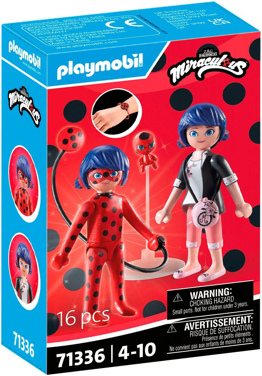 Playmobil® Konstruktions-Spielset Miraculous: Marinette & Ladybug (71336), Miraculous, (16 St), Made in Europe