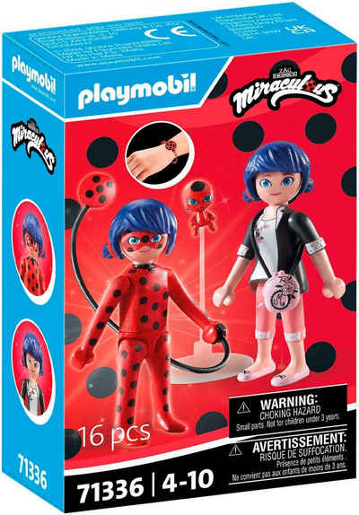 Playmobil® Konstruktions-Spielset Miraculous: Marinette & Ladybug (71336), Miraculous, (16 St), Made in Europe