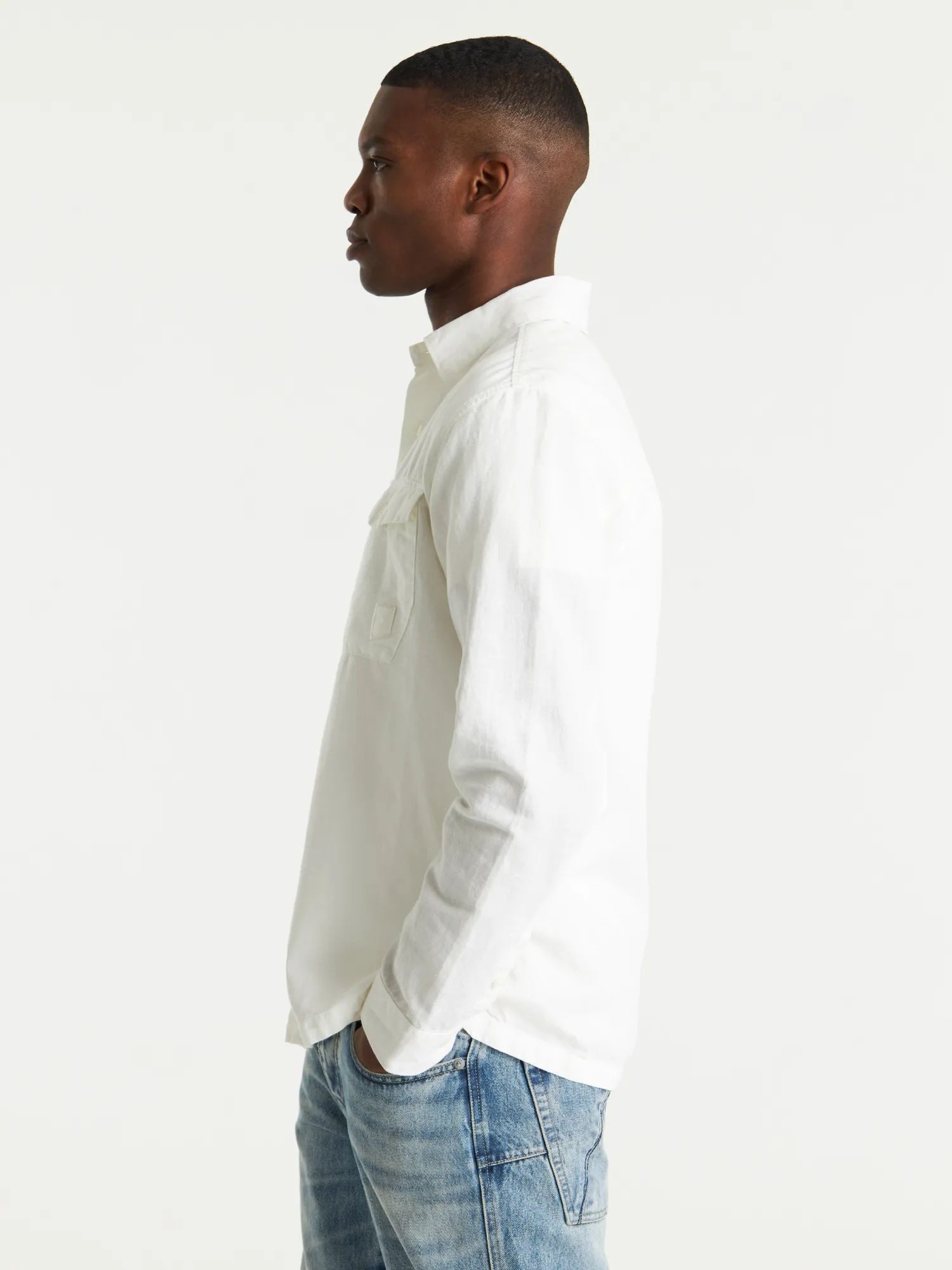 CHASIN' Leinenhemd STRYKE LINEN - Herren Hemd - Regular Fit - Leinenmix - Langarmhemd