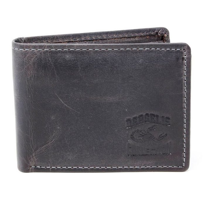 SHG Geldbörse Herren Leder Börse Portemonnaie Brieftasche Lederbörse mit Münzfach RFID Schutz Männerbörse