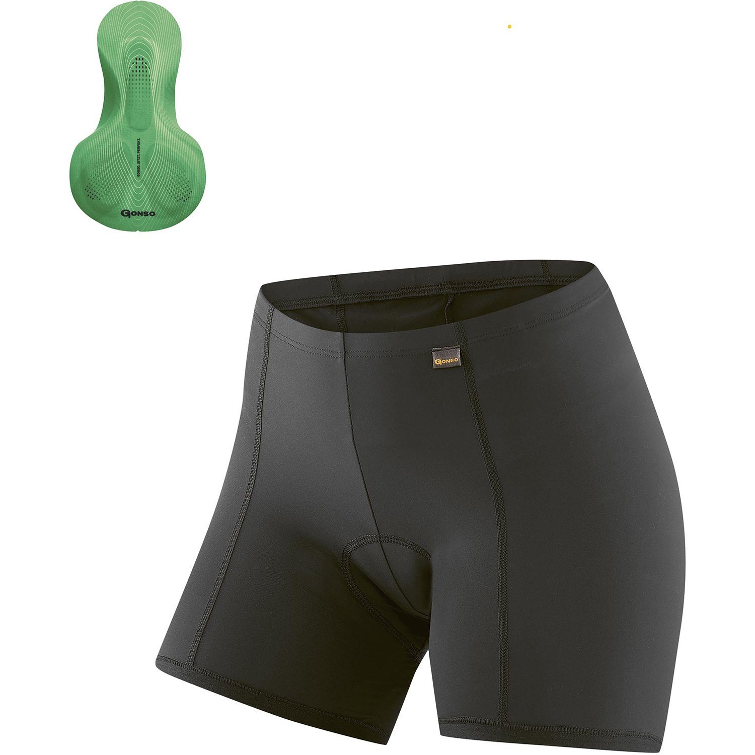 Gonso 2-in-1-Shorts Unterhose Bike Sitivo Green günstig online kaufen