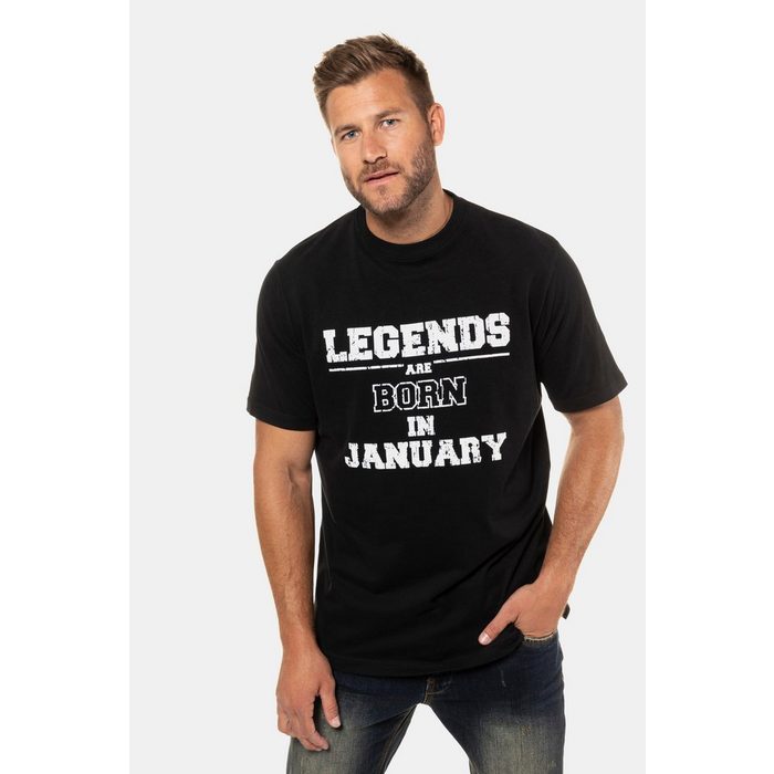 JP1880 T-Shirt bis 8XL T-Shirt Shirt mit Monatsmotiv Januar