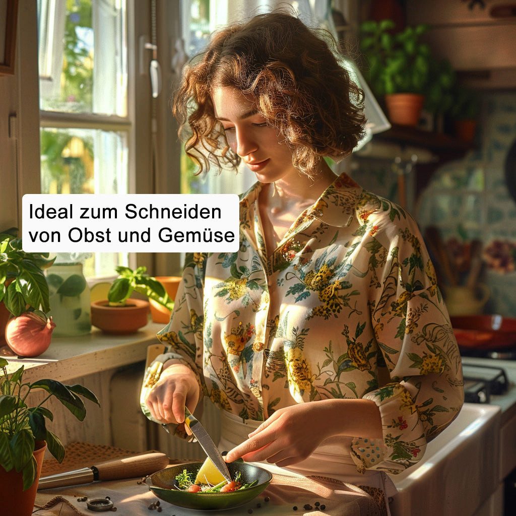 May Gemüsemesser Obstmesser - Tourniermesser - Gemüsemesser aus Solingen - gebogene