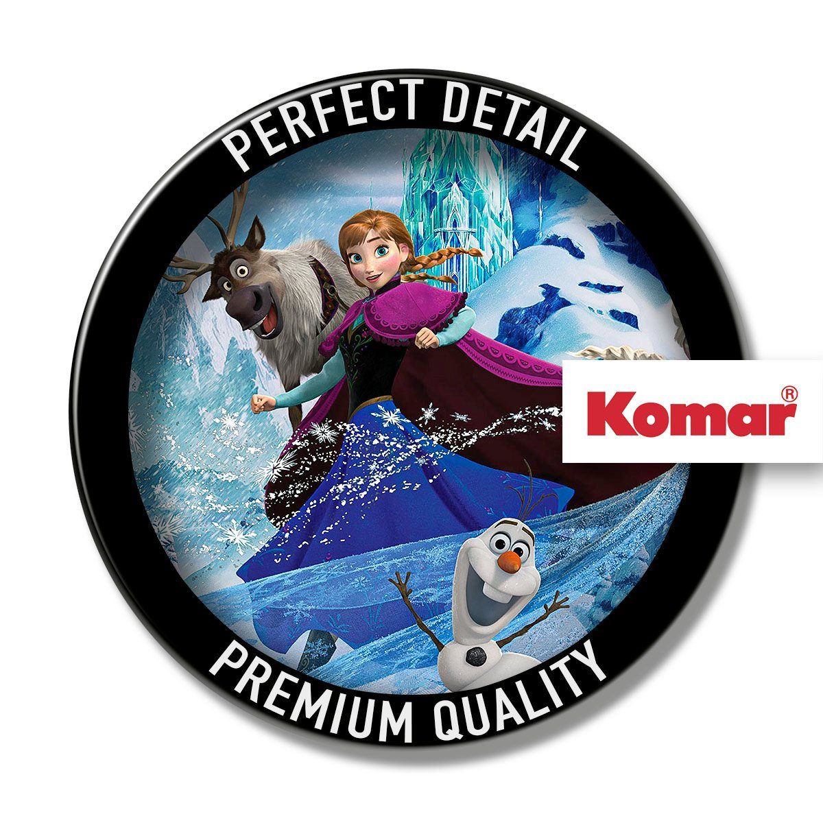 Komar Fototapete Digitaldruck Vlies - Frozen Elsas Magic - Größe 200 x 280 cm, glatt, bedruckt, (Packung, 1 St., Vlies Fototapete), Kinderzimmer