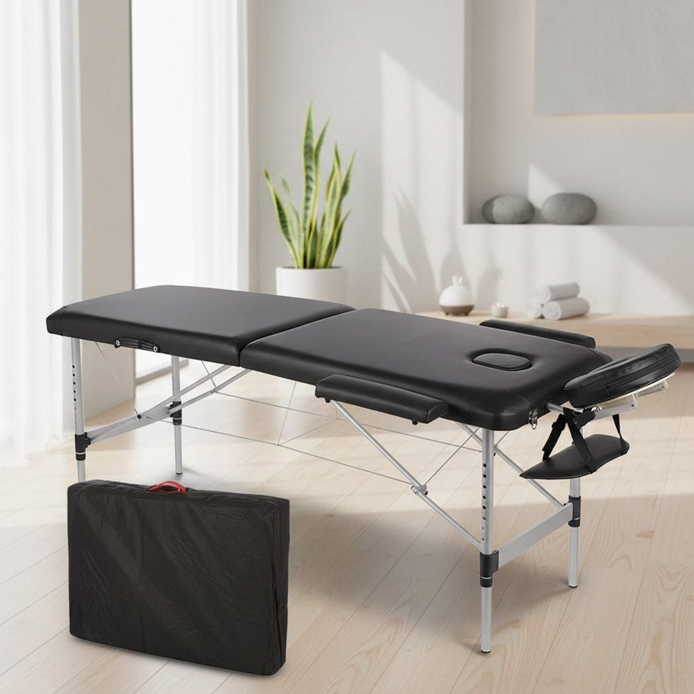 Melko Massageliege Massageliege Massagebank Massagetisch inkl. Tasche 2 Zonen Therapie (Stück, 1-St., Liege), Abnehmbare Elemente