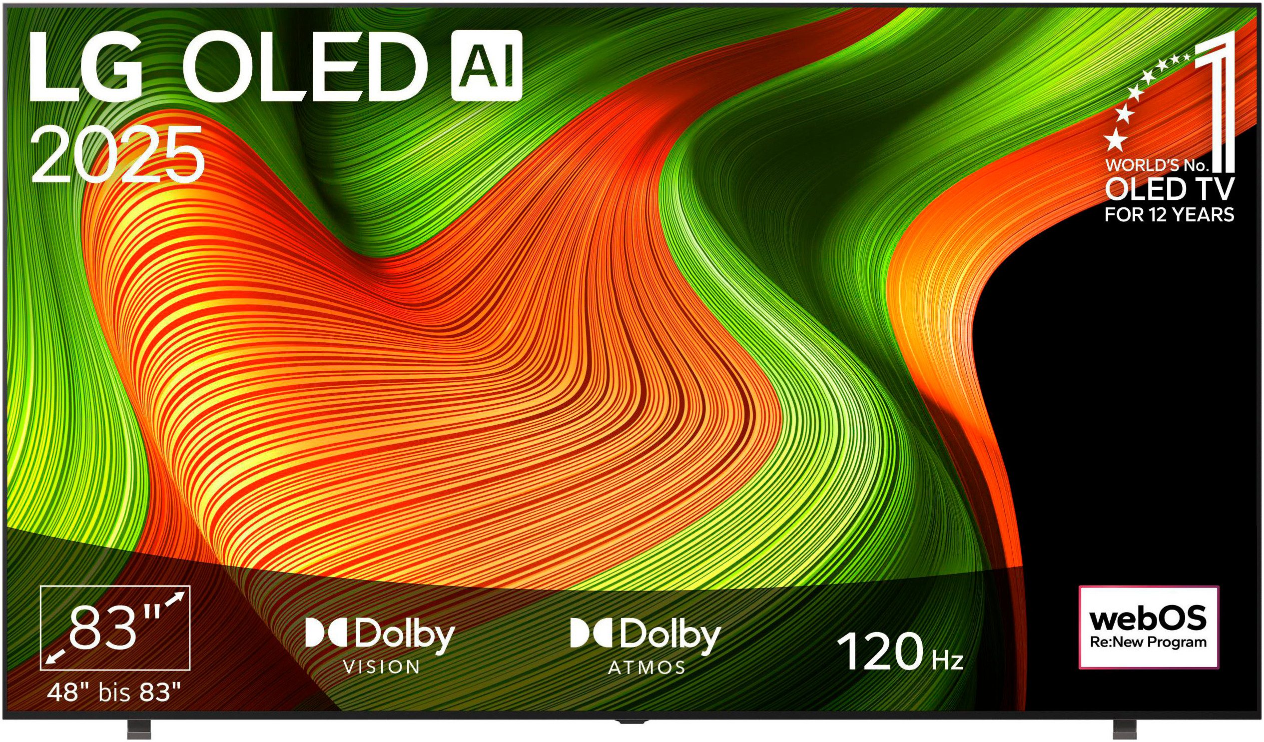 LG OLED83B59LA OLED-Fernseher (210 cm/83 Zoll, 4K Ultra HD, Smart-TV)