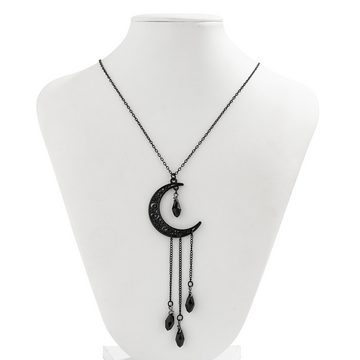 AquaBreeze Charm-Kette Halskette, Halskette mit Sternanhänger, doppellagige Halskette, Scheibenstern-Halskette, Damenschmuck-Geschenk, Metall, Legierung.