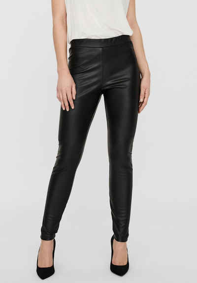 Vero Moda Lederimitathose VMGANA MR PL LEGGING