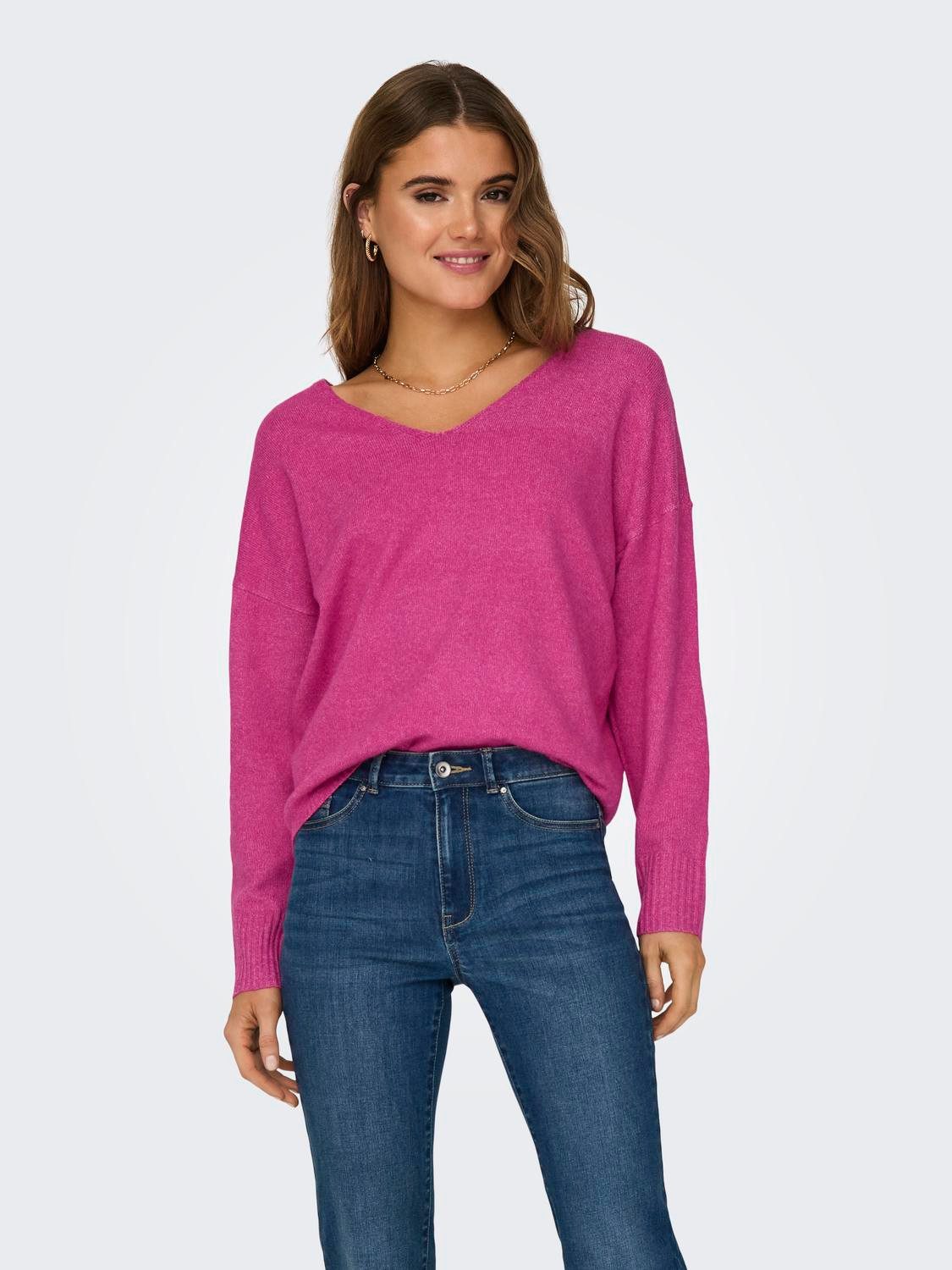 ONLY Strickpullover Feinstrick ONLRICA LIFE Longsleeve günstig online kaufen