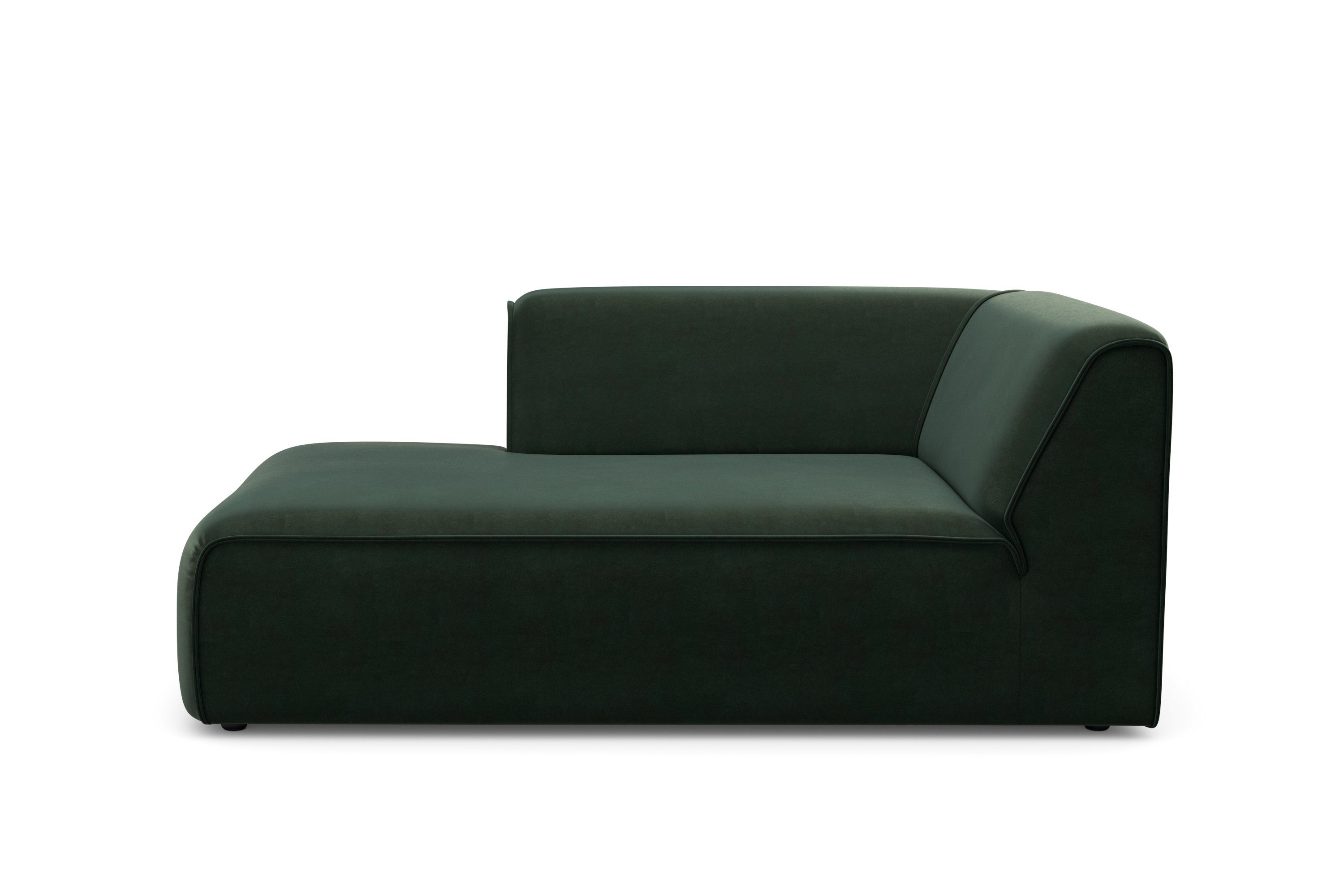 RAUM.ID Ottomane Merid Chaiselongue, Maße B/T/H: 100/162/70 cm, als Modul oder separat verwendbar, für individuelle Zusammenstellung