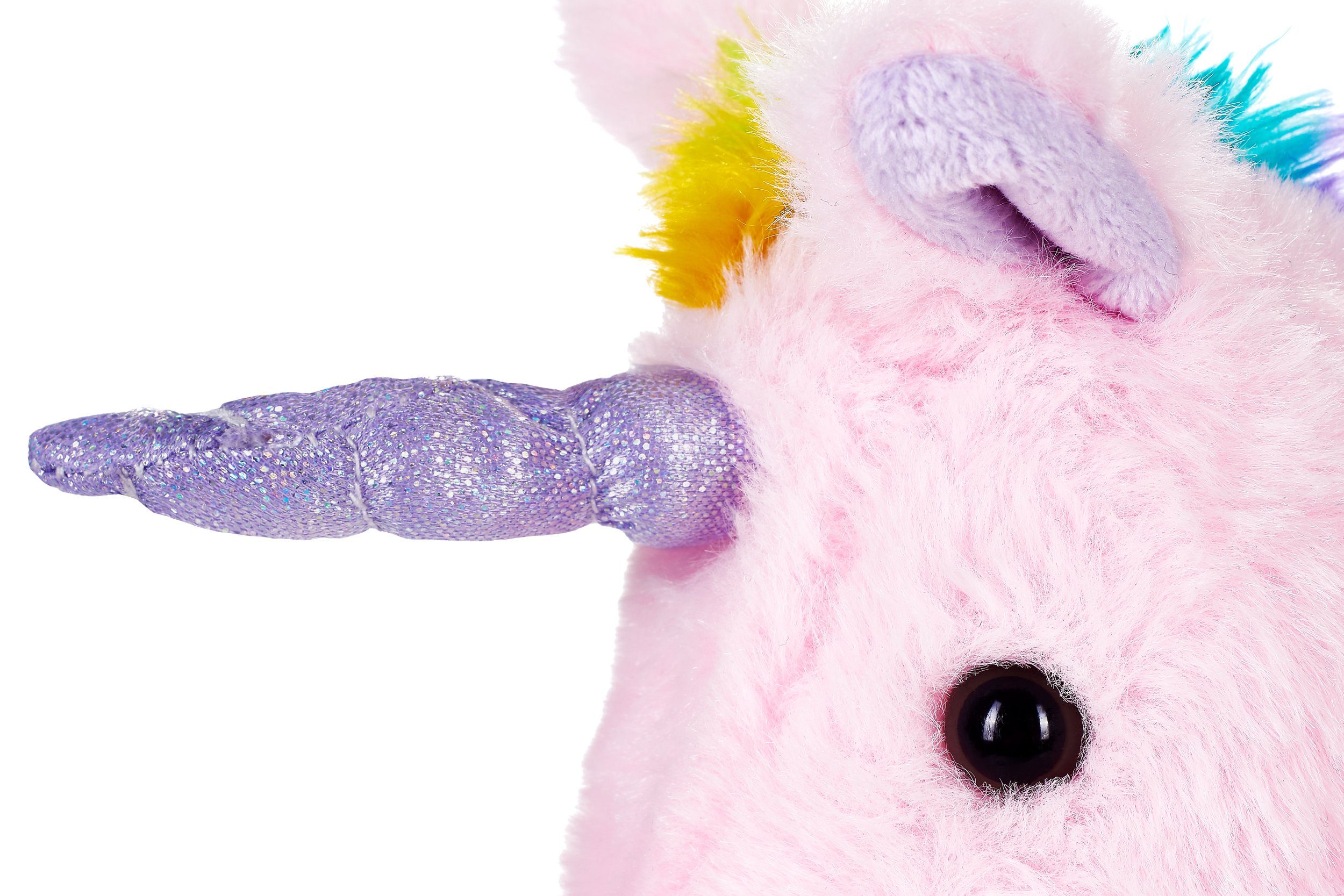 BRUBAKER Kuscheltier Plüsch Einhorn 21 cm (1-St), Stofftier Plüschtier, Plüscheinhorn
