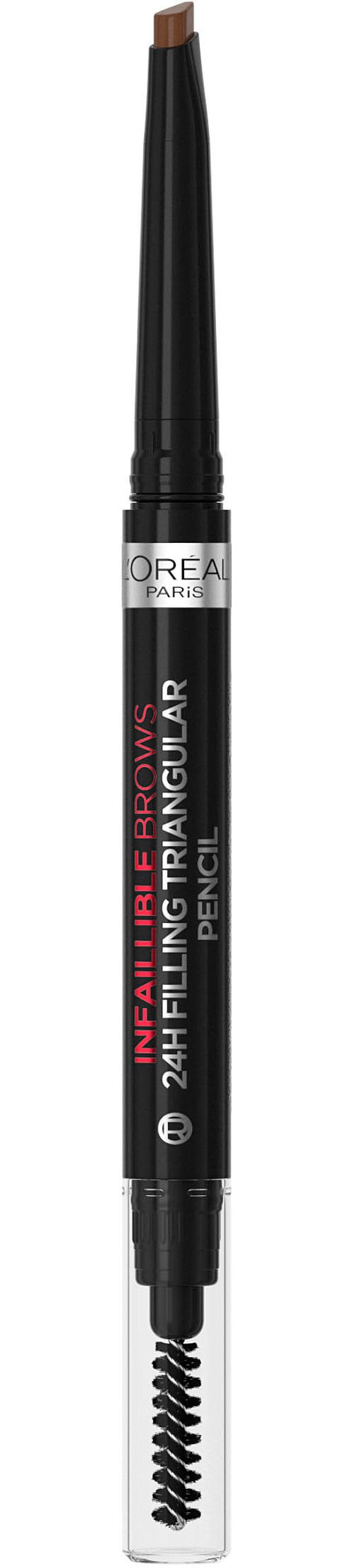 L'ORÉAL PARIS Augenbrauenpflege INFAILLIBLE 24H FILLING TRIANGULAR PENCIL, sorgt für ausdrucksstarke Brauen den ganzen Tag