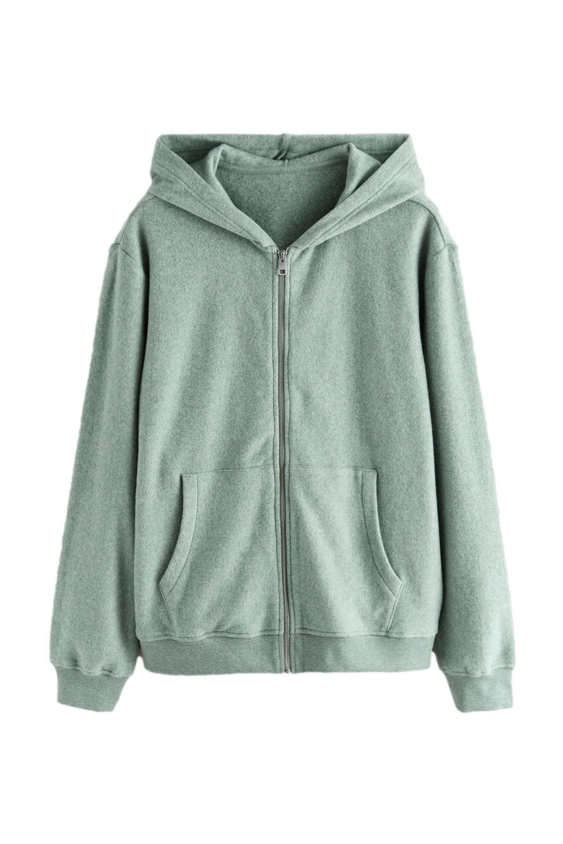 Kapuzenfleecejacke Fleece Kapuzenjacke mit Reißverschluss