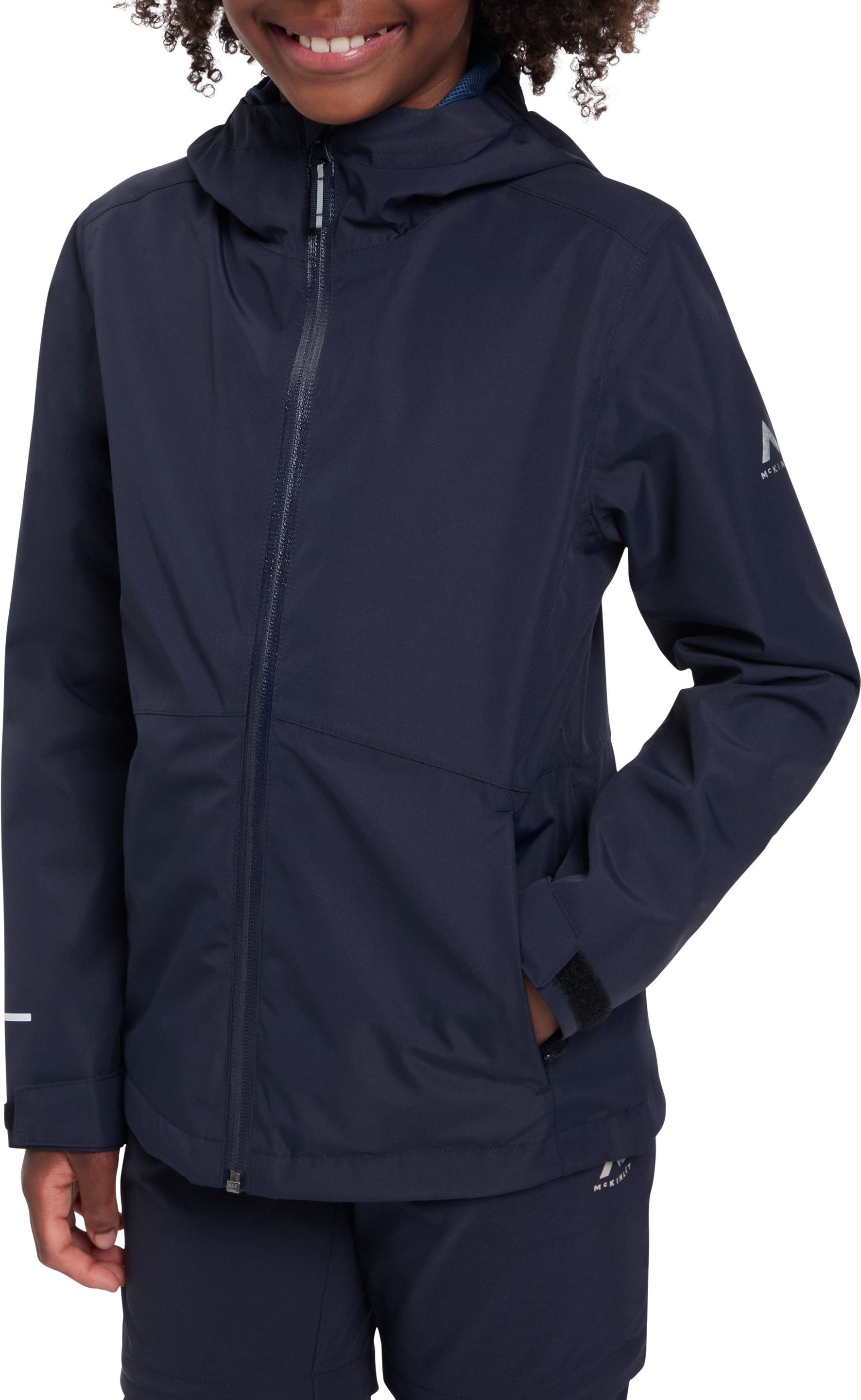 McKINLEY Outdoorjacke MÄ.-FUNKTIONS-JACKE ALLALIN LT G mit AQUAMAX-Technologie, mit Netzfutter, mit Kinnschutz