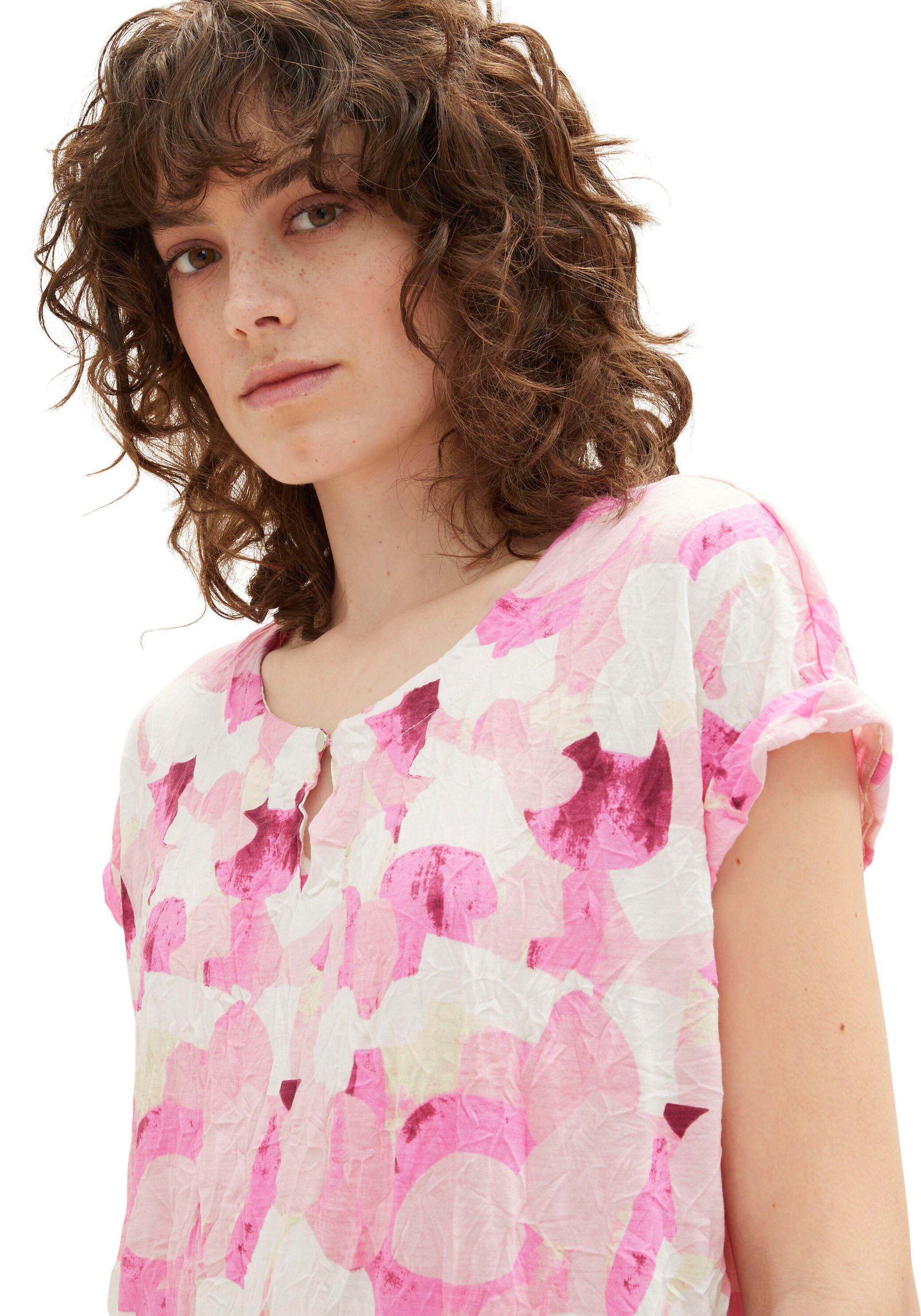 TOM shape T-Shirt pink TAILOR