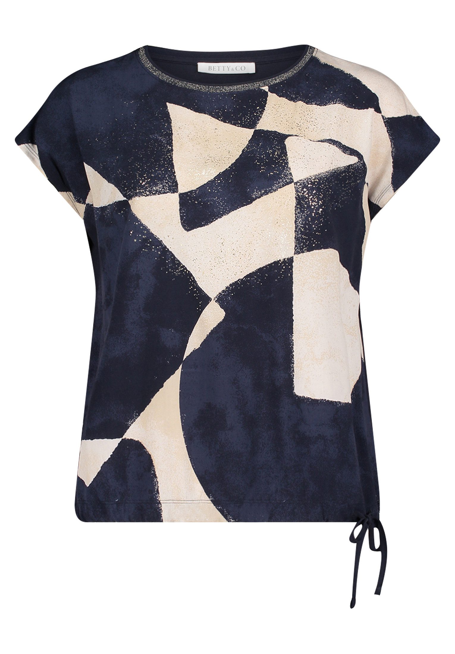 Betty&Co Kurzarmshirt Damen mit Print (1-tlg)