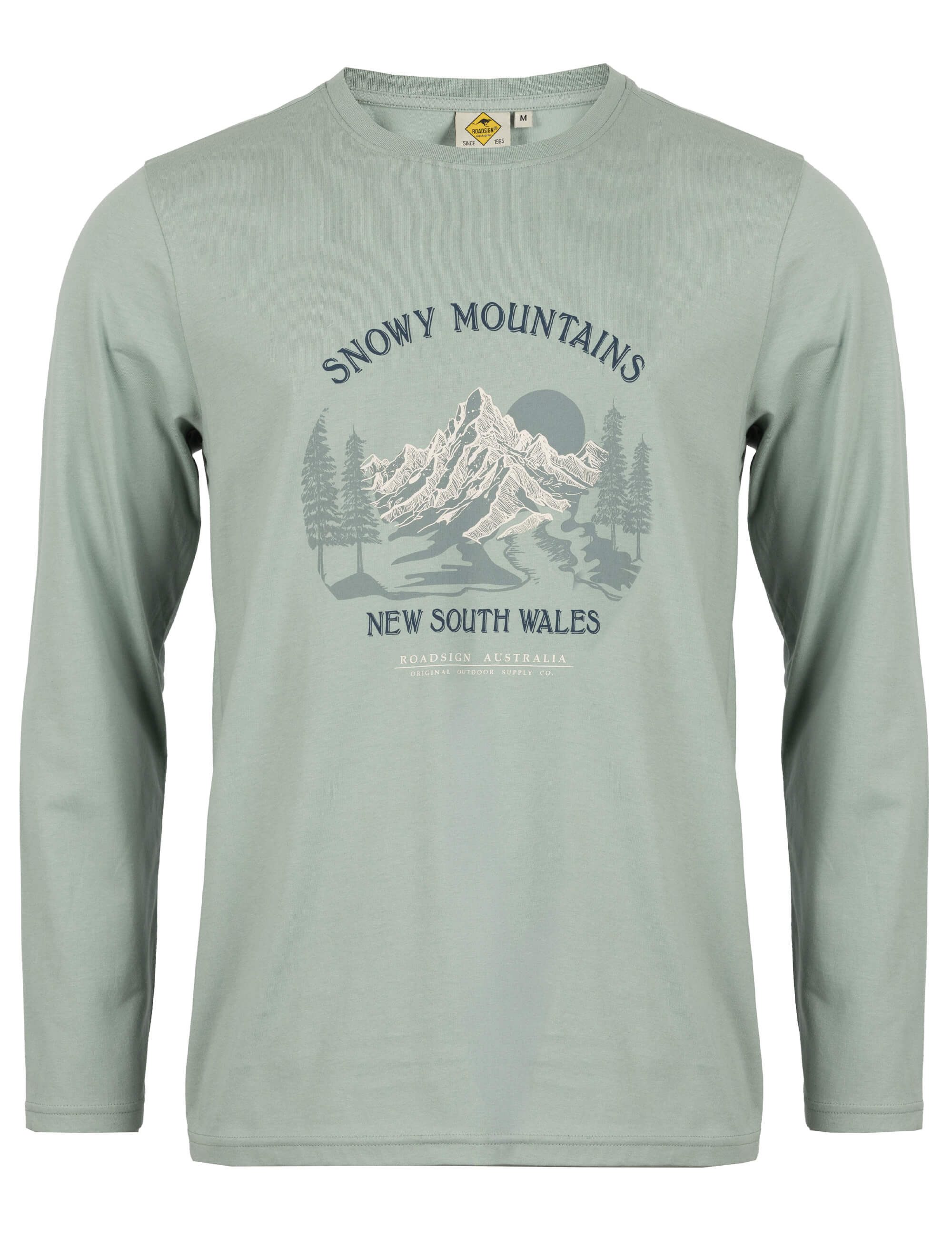 ROADSIGN australia Langarmshirt Snowy Mountain (1, 1-tlg., 1) Baumwollshirt mit Print