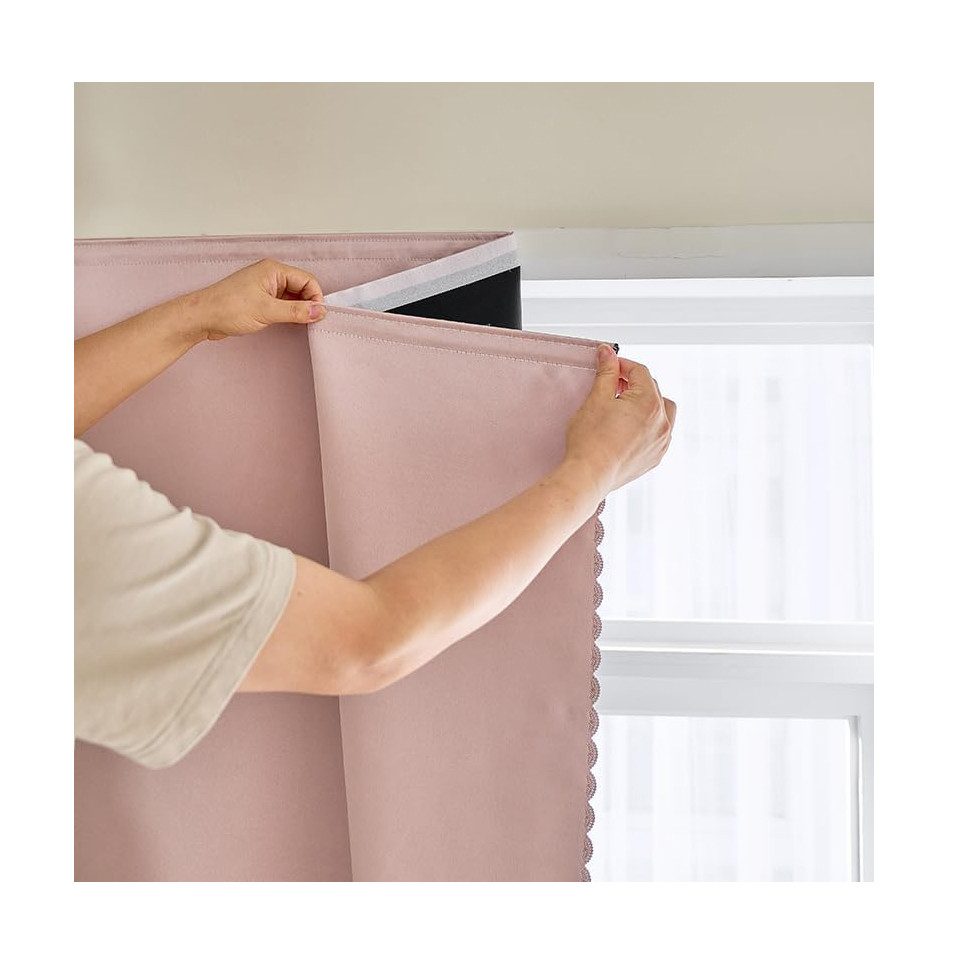 Verdunklungsrollo Selbstklebende, tragbare Verdunkelungsvorhänge, leicht zu installieren, Diwzbyn, für Wohnzimmer Thermovorhang Wohnzimmer Vorhänge Fenster