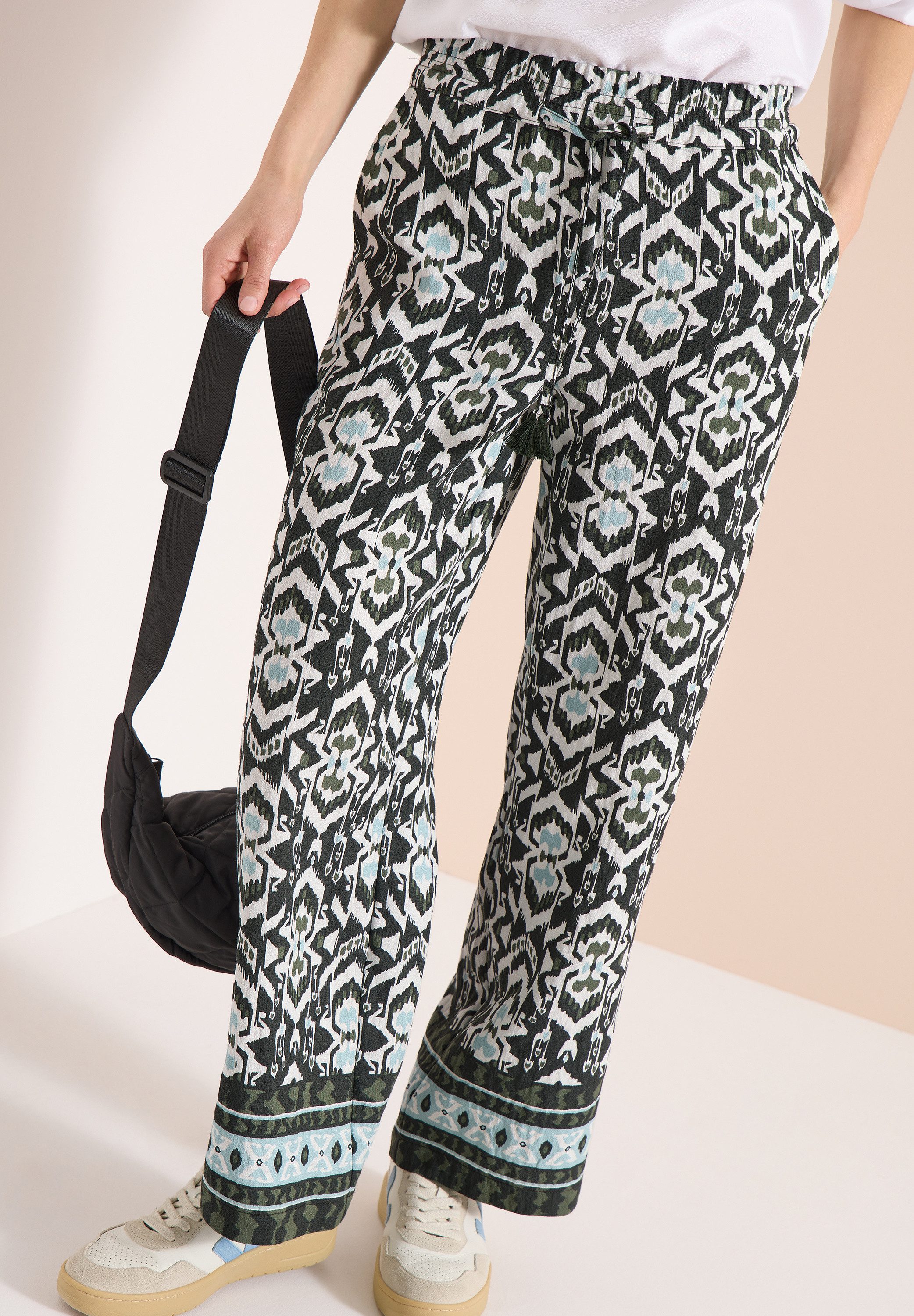 CECIL Stoffhose High Waist