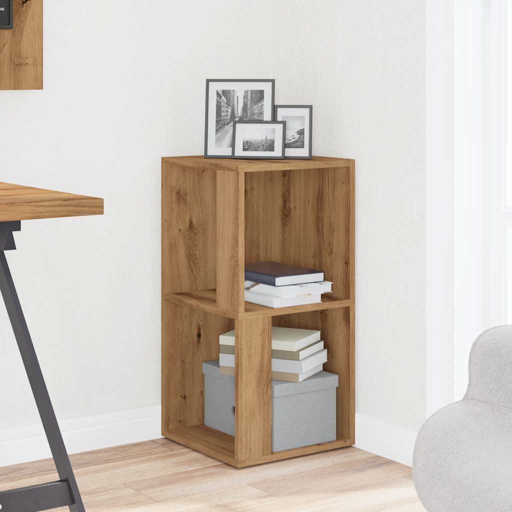 vidaXL Aktenschrank 33 x 33 x 67 cm Eckregal Artisan-Eiche 33x33x67 cm Spanplatte