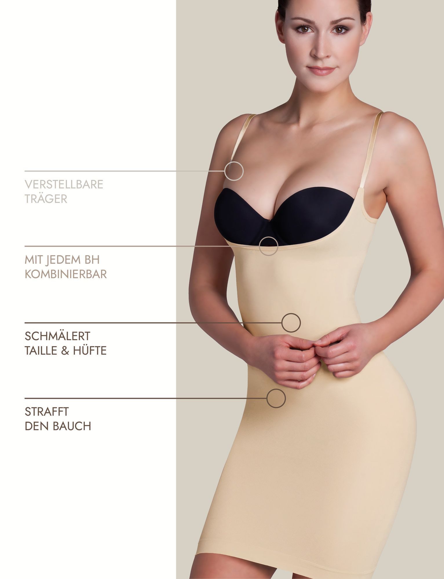 Miss Perfect Shaping-Kleid 34208 Figurformendes Shapewear Torsettekleid Nah günstig online kaufen