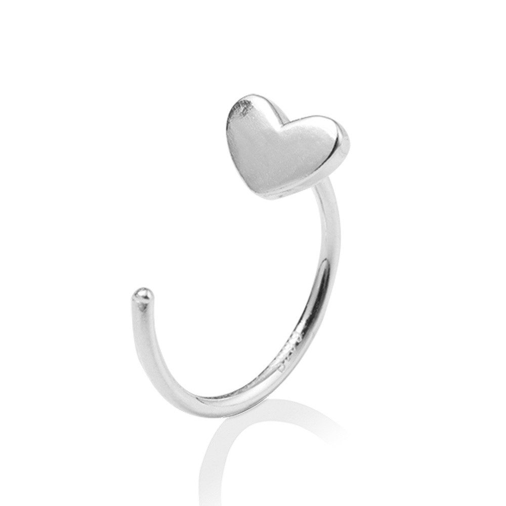 Firetti Paar Ohrhaken Schmuck Geschenk Silber 925 Ohrschmuck Ohrringe Herz, Made in Germany – Bild 3 von 3