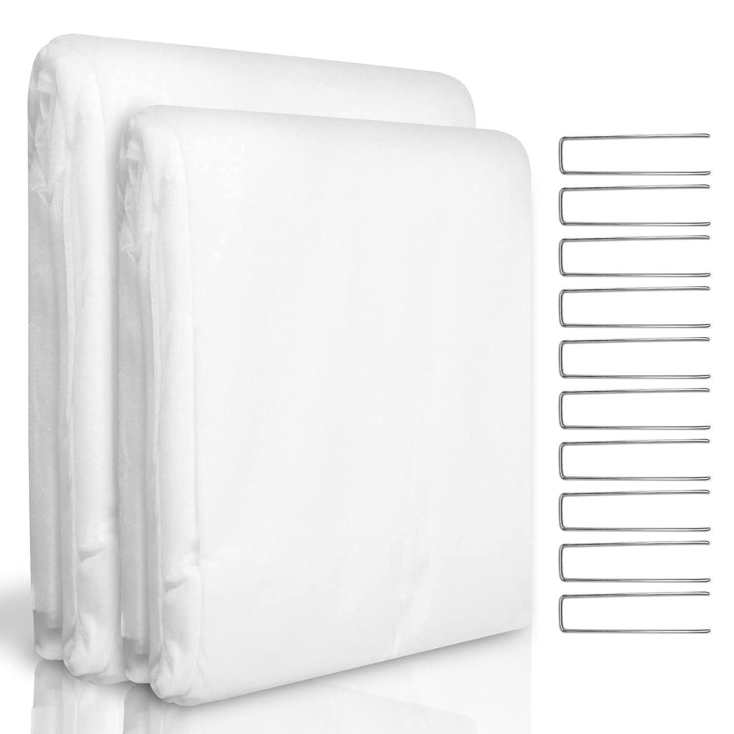 LuxusKollektion Winterschutzhaube Wintervlies 2x5m mit Herings