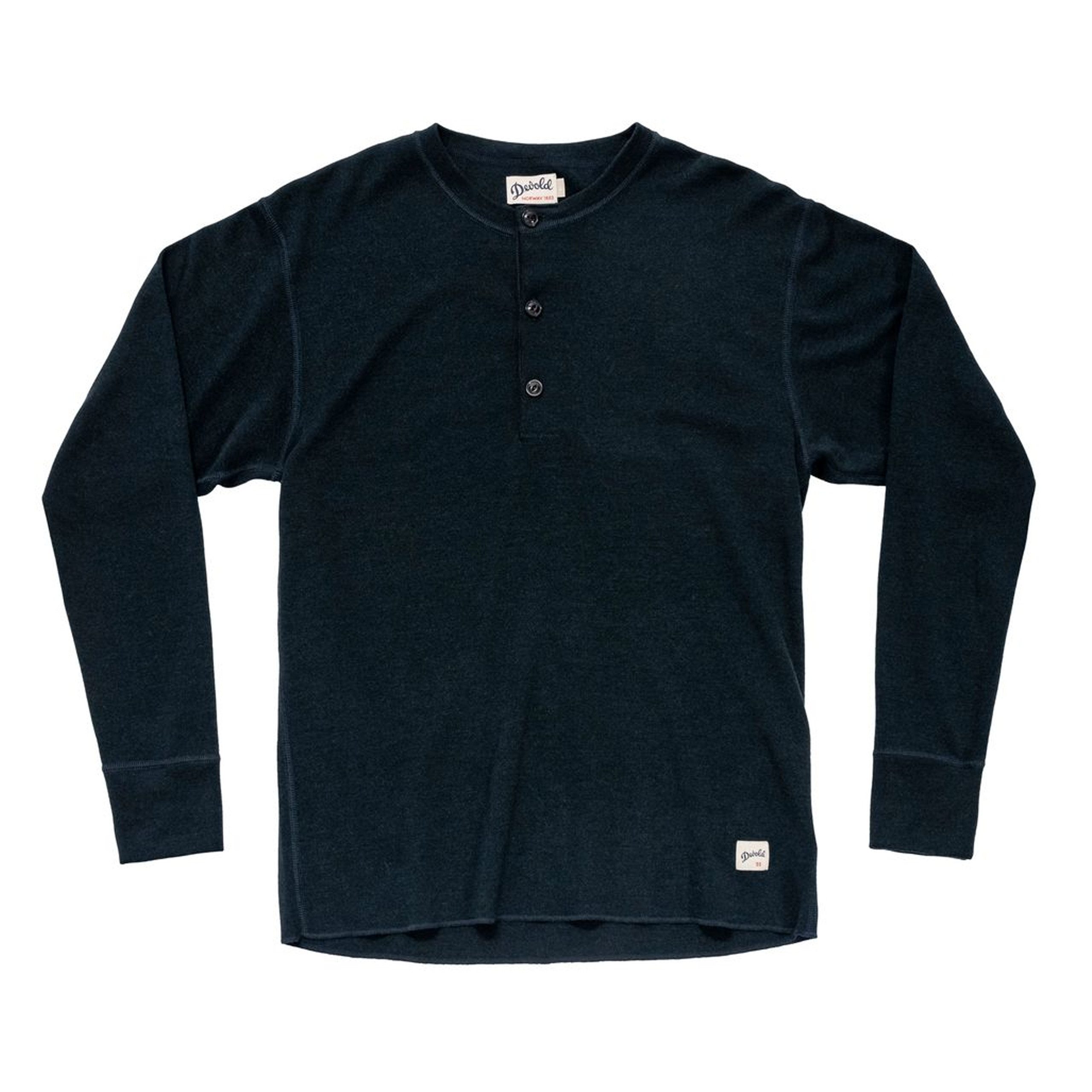 Devold Langarmshirt DEVOLD Archive Henley LS - klassisches Henley-Shirt für Herren