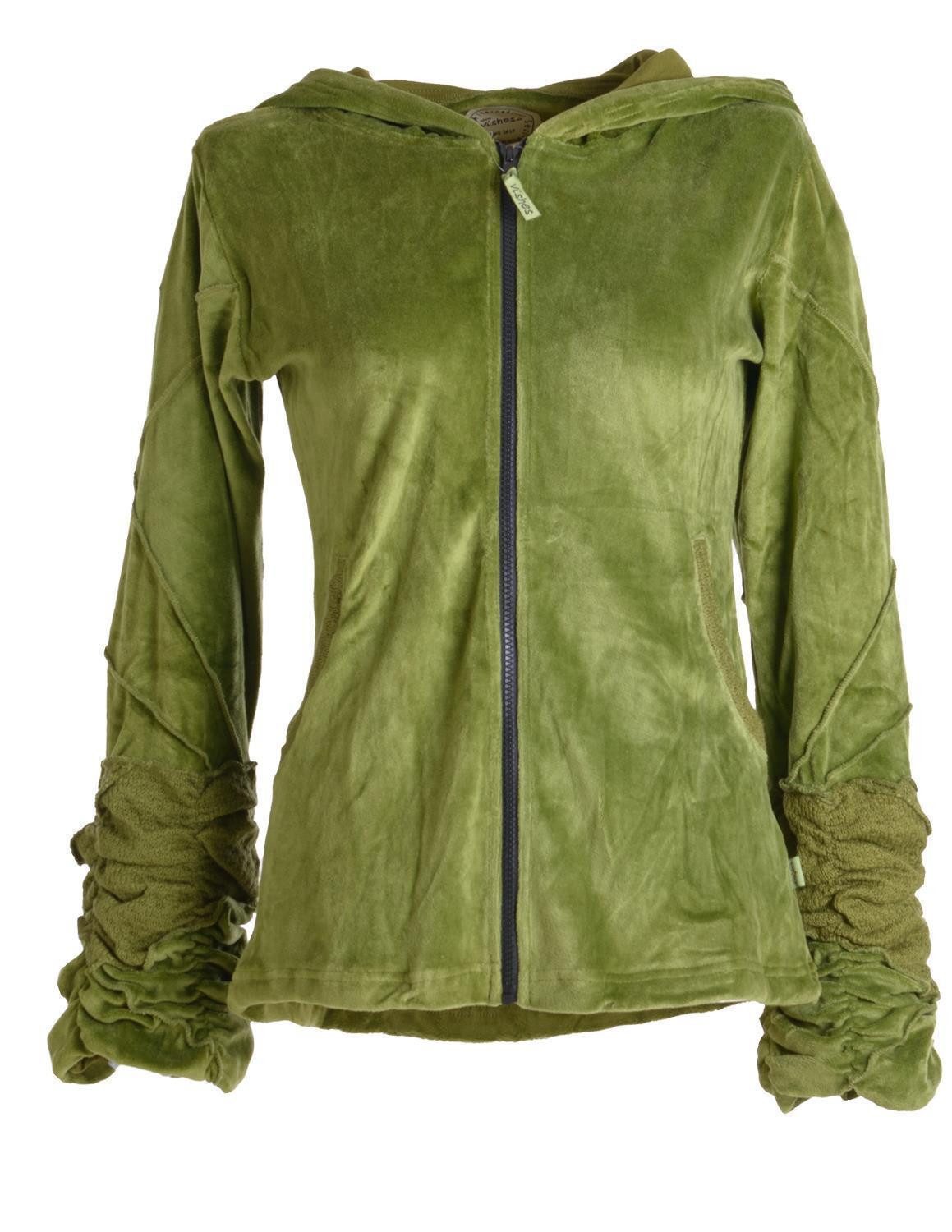 Sommerjacke Samtjacke Hoodie Elfenjacke