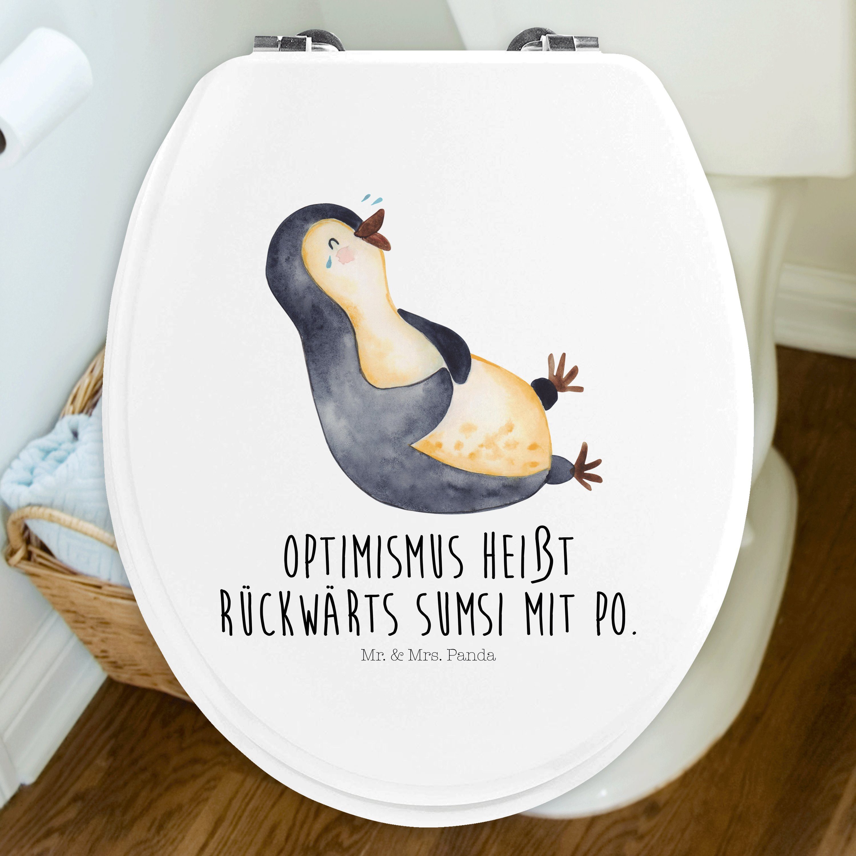 Mr. & Mrs. Panda WCSitz »Pinguin lachend Transparent Fröhlich
