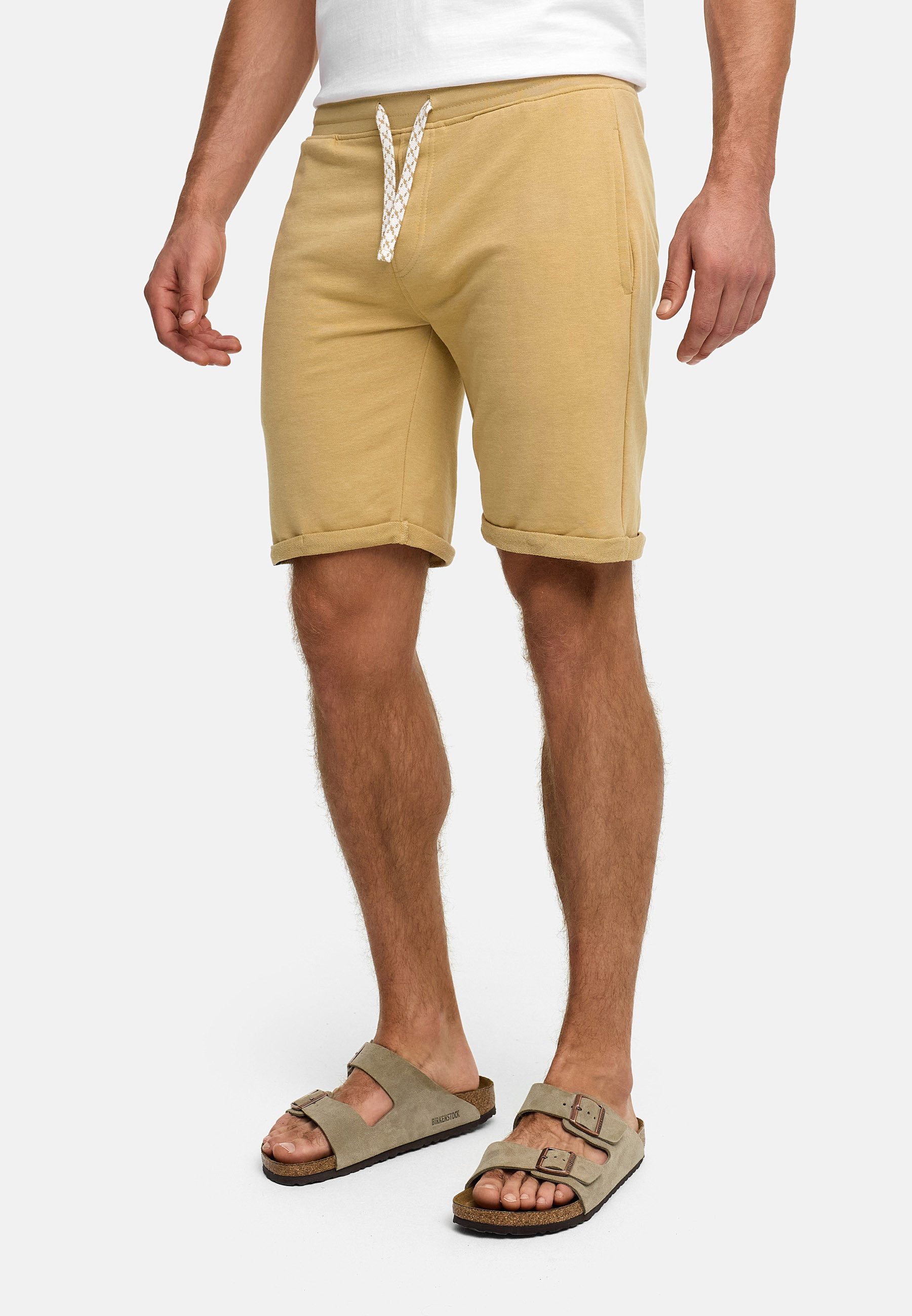 Indicode Sweatshorts INStormwin elastischer Bund mit Kordelzug