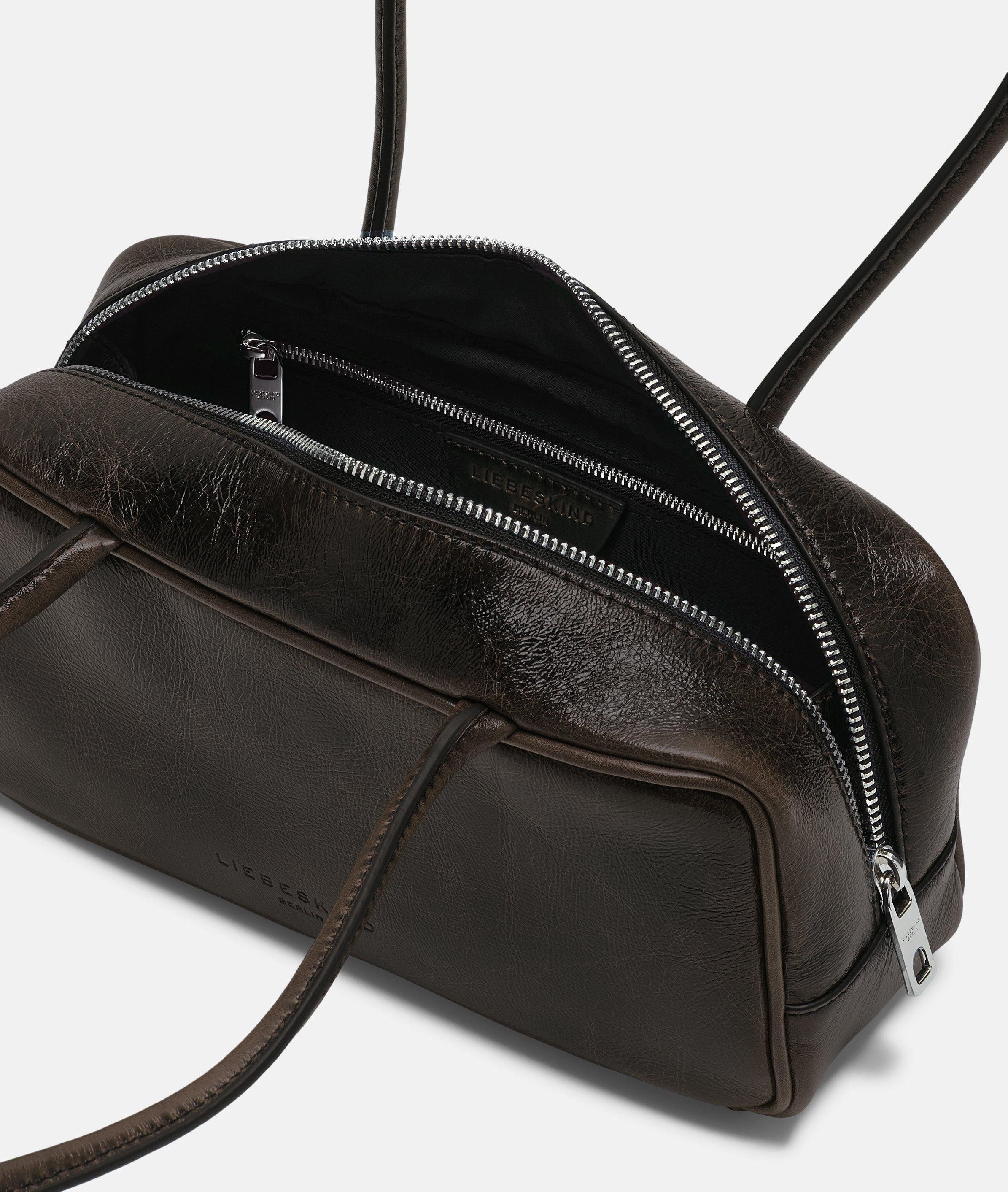 Liebeskind Berlin Schultertasche Jil Satchel S, Handliche Schultertasche aus Rindsleder