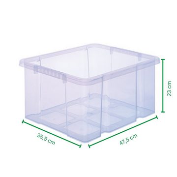 Novaliv Aufbewahrungsbox - (1 St), 1x Aufbewahrungsbox, 1x Deckel