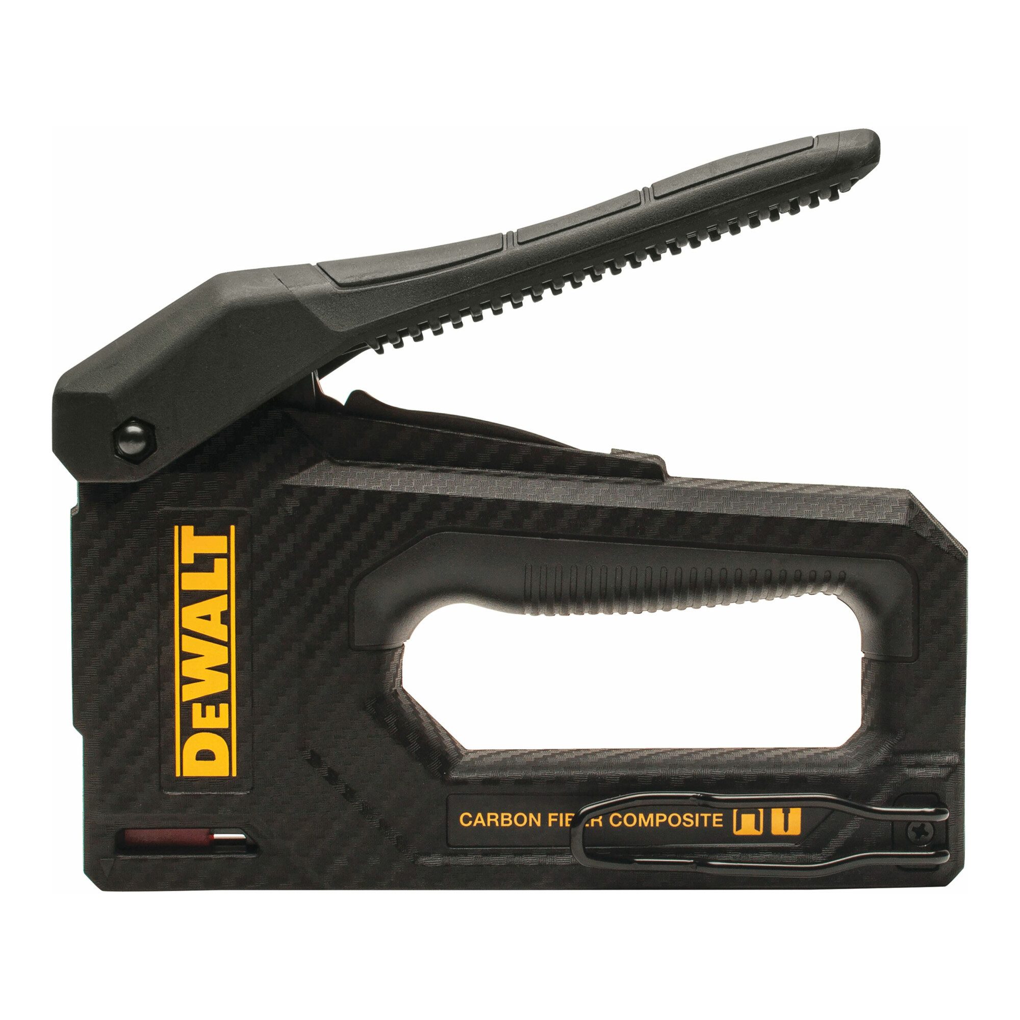 DeWalt Klebeband DEWALT 2-in-1 Karbonfaser Handtacker und Nagler für 6-14mm Klammern un