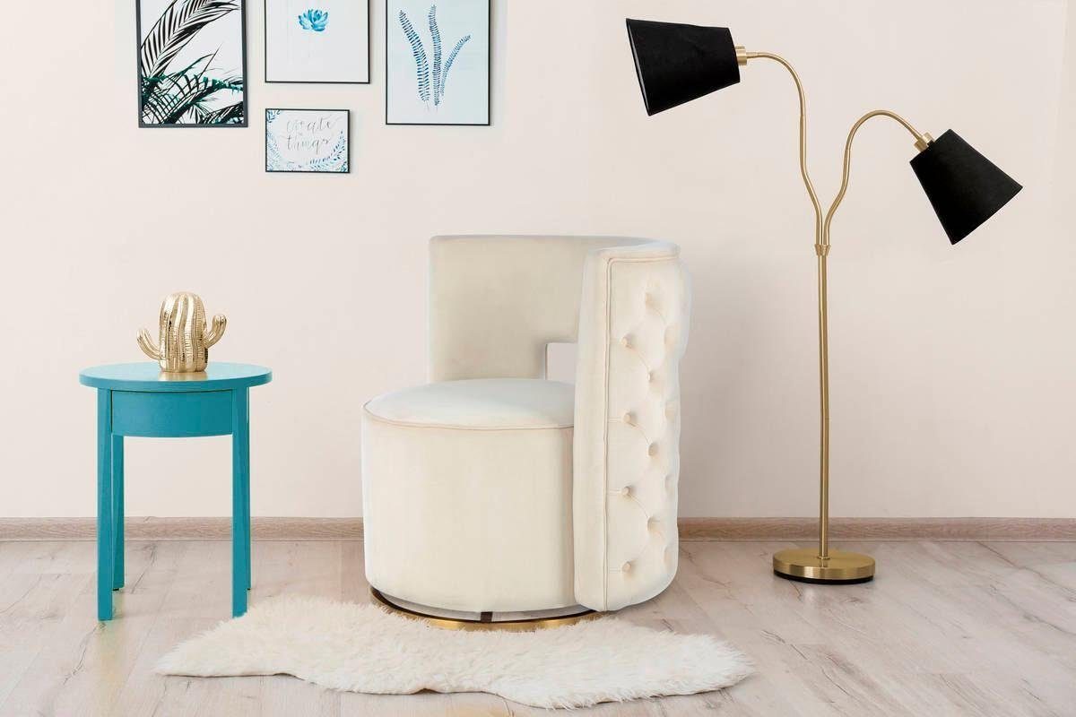 Kayoom Sessel Drehsessel Beverly 125, drehbar, Gestell aus Eisen,samtige Ob günstig online kaufen